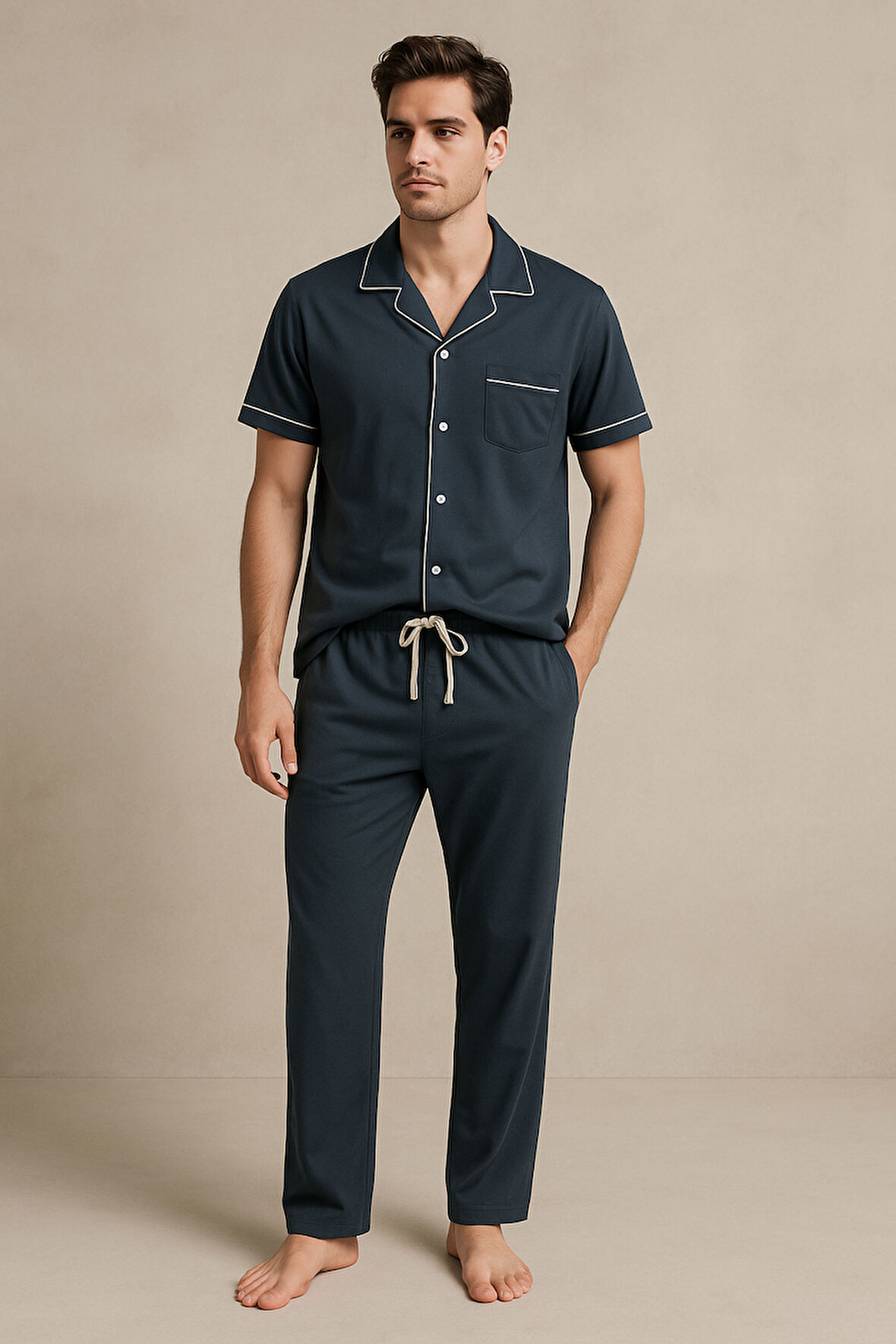 Erkek Silver Pijama Takımı