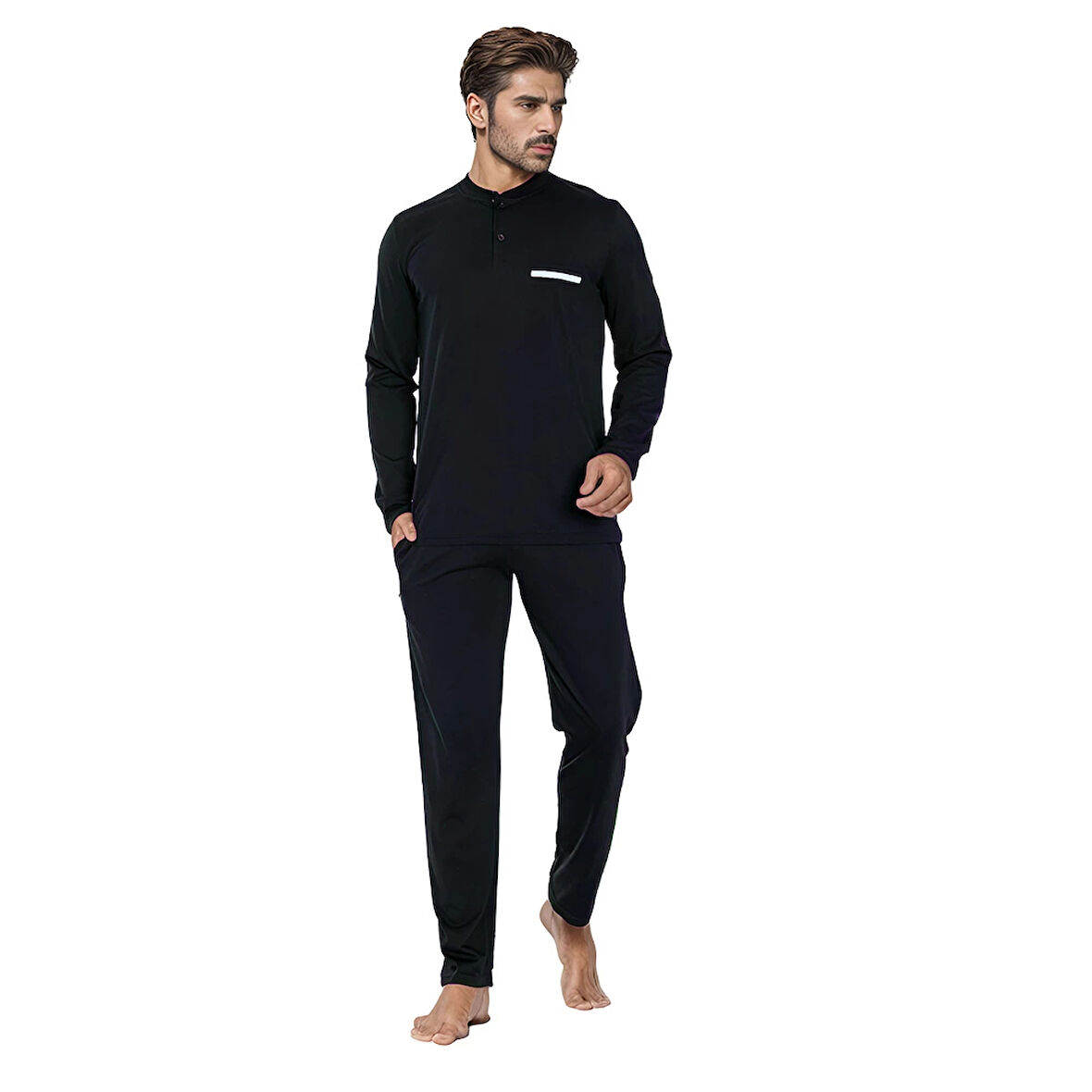 Confeo 940.027 Erkek Süprem Uzun Kol Pijama Takım