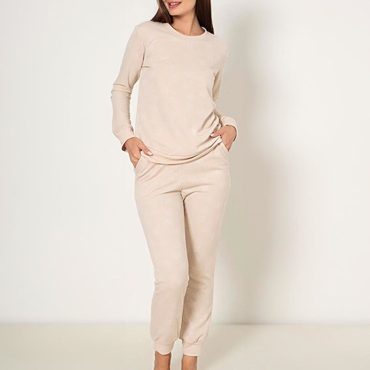 Confeo 840.820 Kadın Kışlık Uzun Kol  Pijama Takım