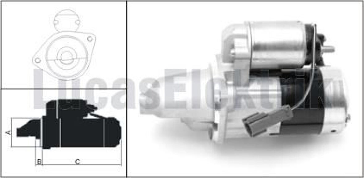 Nissan Mars Motoru 12v / 1,4kw / 8dis Nissan 100,200,sunny İii, - Lucas Les0192