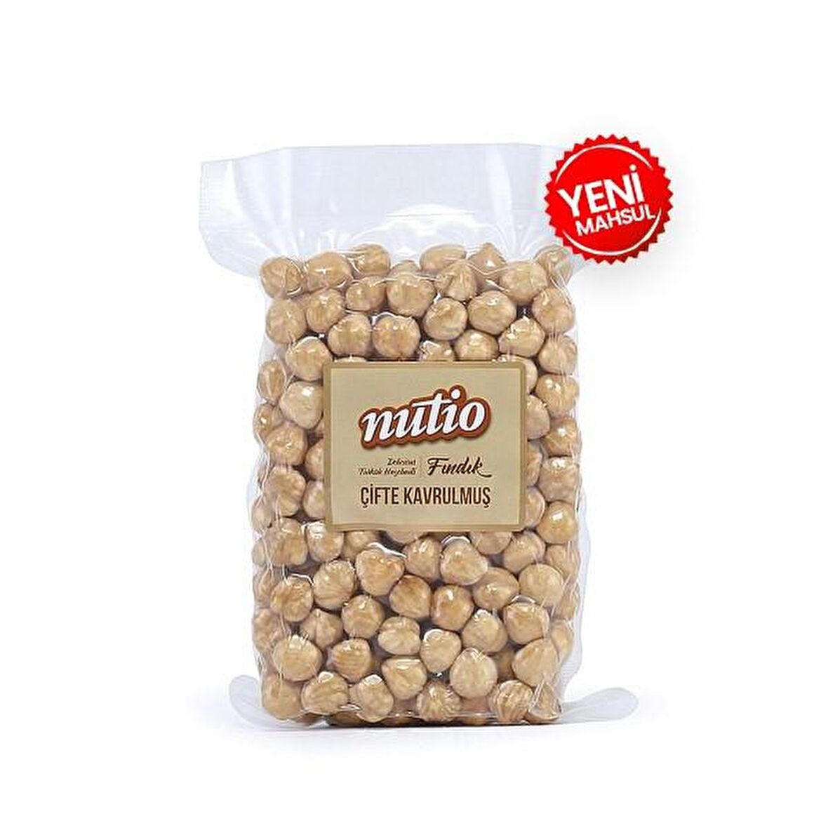 Nutio Çifte Kavrulmuş İç Fındık Vakum Paket 500 gr