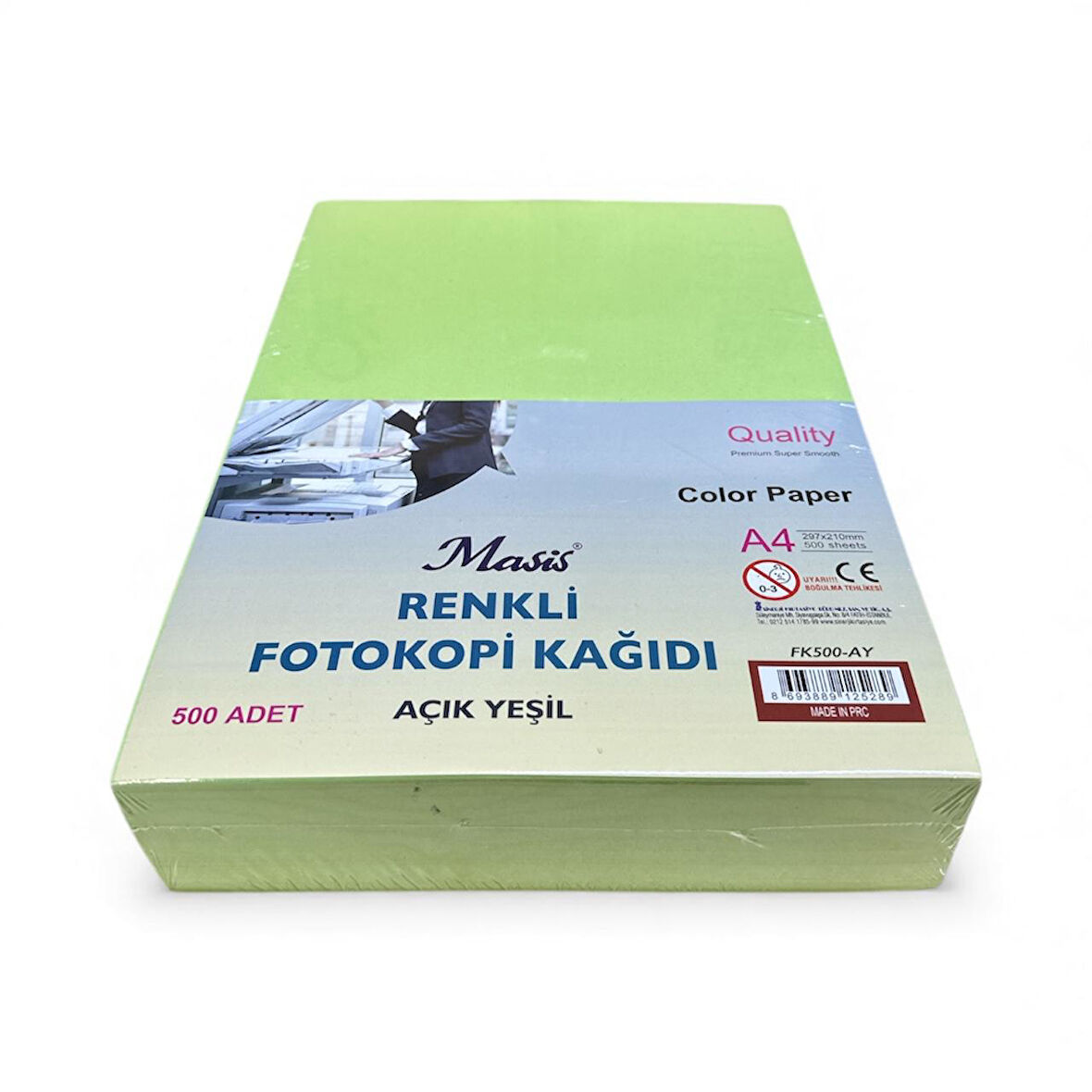 Masis A4 Renkli Fotokopi Kağıdı 500 lü Açık Yeşil