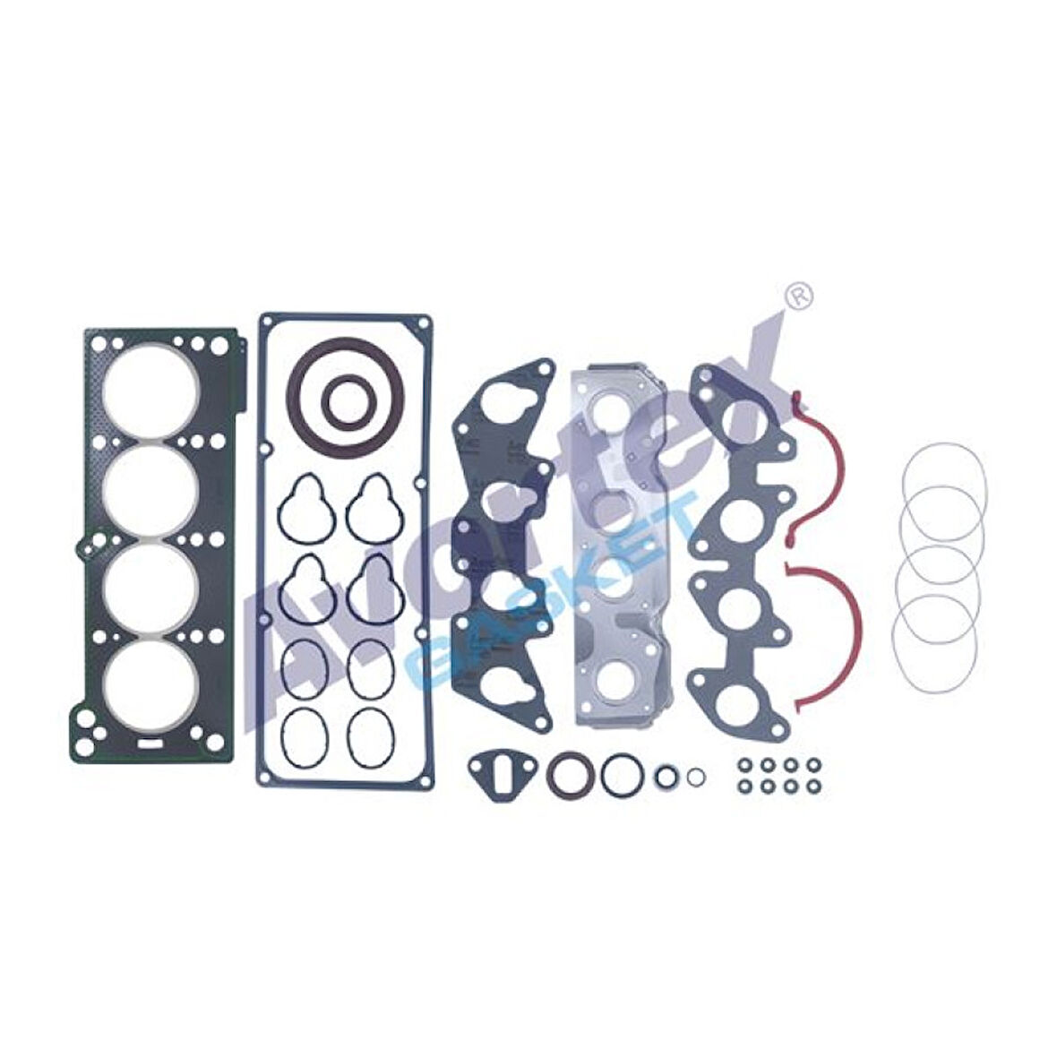 Renault Motor Takım Contası Full (viton Keceli-Subap Lastıklı-Skc Li) R9 R11 R19 Clio Kangoo 1,4 (e6j E7j) - Avortex 469