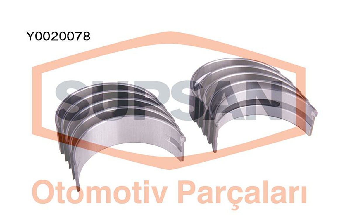 Hyundaı Ticarı Ana Yatak Std Takım Starex Crdi 2002 -> Sorento Crdi 2002 -> H100 Kamyonet 2012 -> 140 - 170 Bg ( D4 - Supsan Y0020078