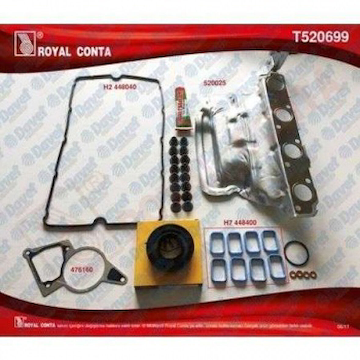 Ford Ust Takım Contası (skt Keceli Subap Lastıklı İsi Sperlikli) S,k,c Harıc Transıt V347 2,2tdci 06 /> - Royal T520699