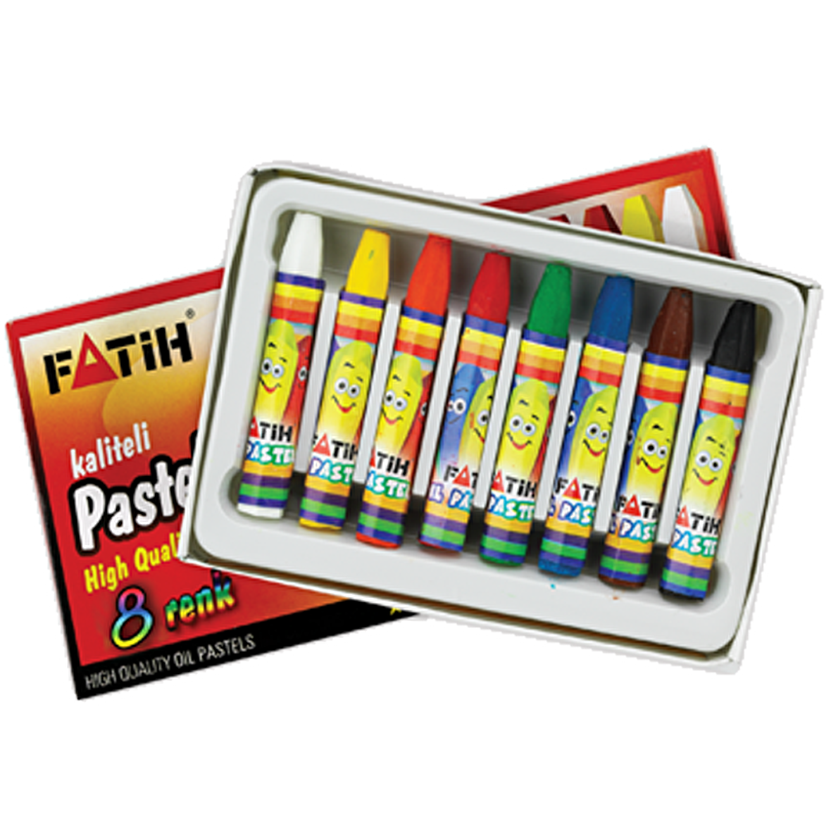 Fatih Pastel Boya 8 Renk King Size