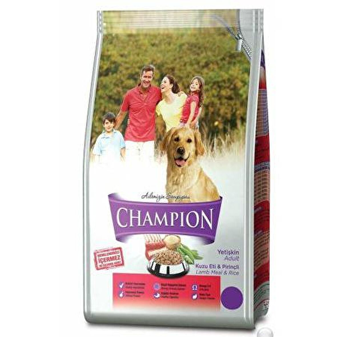 Champion Kuzu Etli Tüm Irklar Yetişkin Kuru Köpek Maması 15 kg