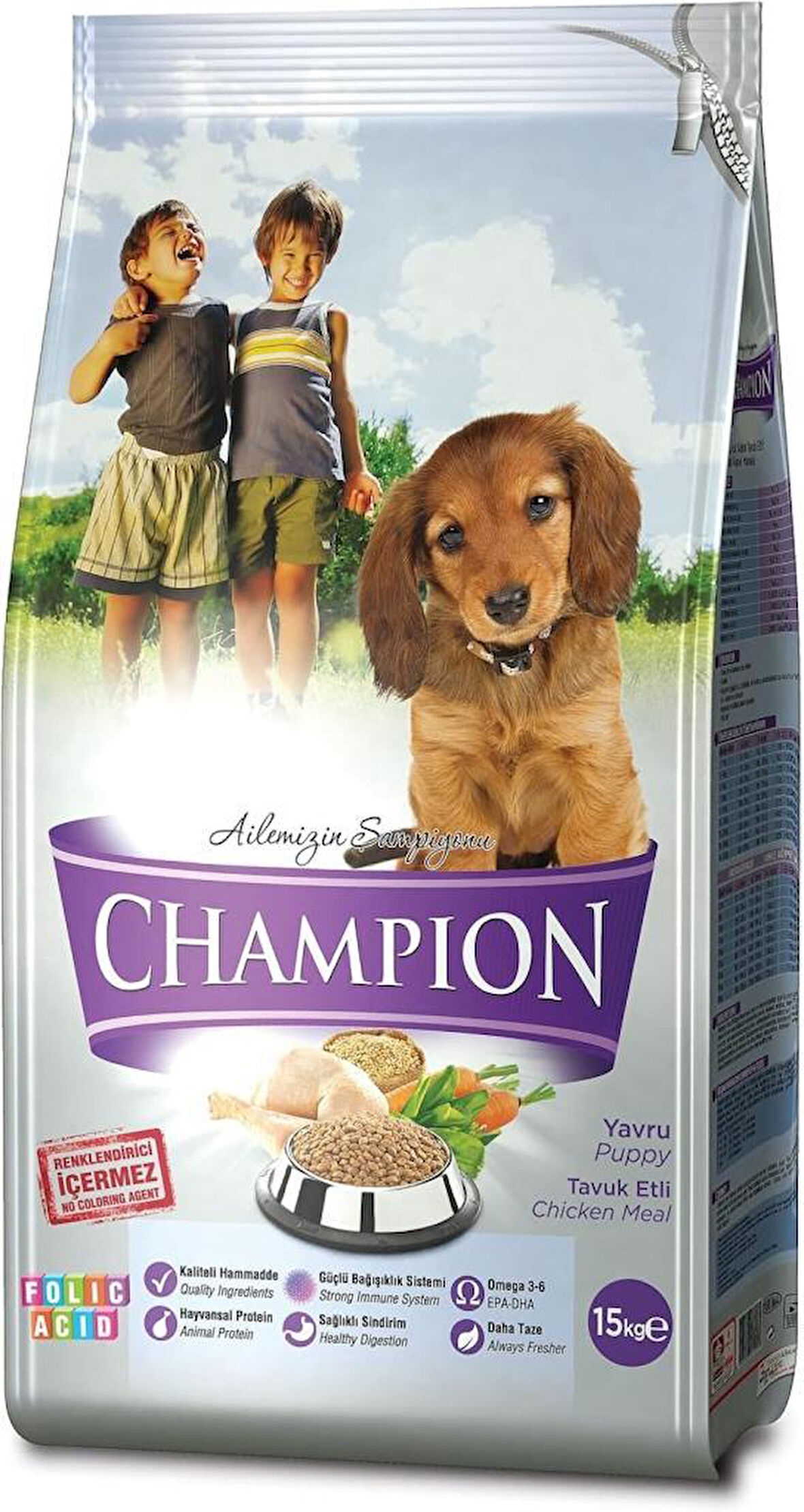 Champion Tavuklu Yavru Köpek Maması 15kg