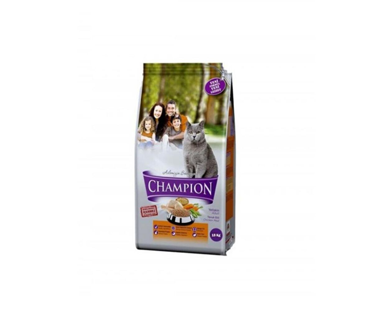 Champion Tavuklu Yetişkin Kedi Maması 15 Kg