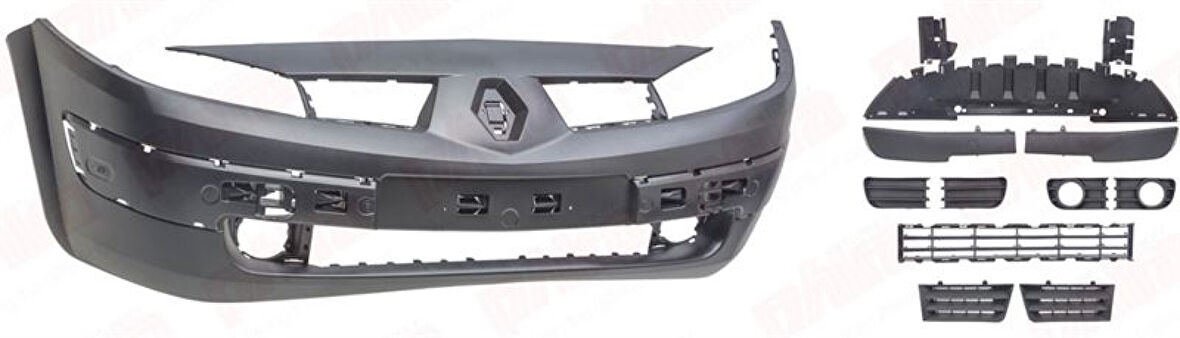 Renault On Tampon İzgaralı Takım Astarlı Megane II 03>06 - Phira Mg-02208