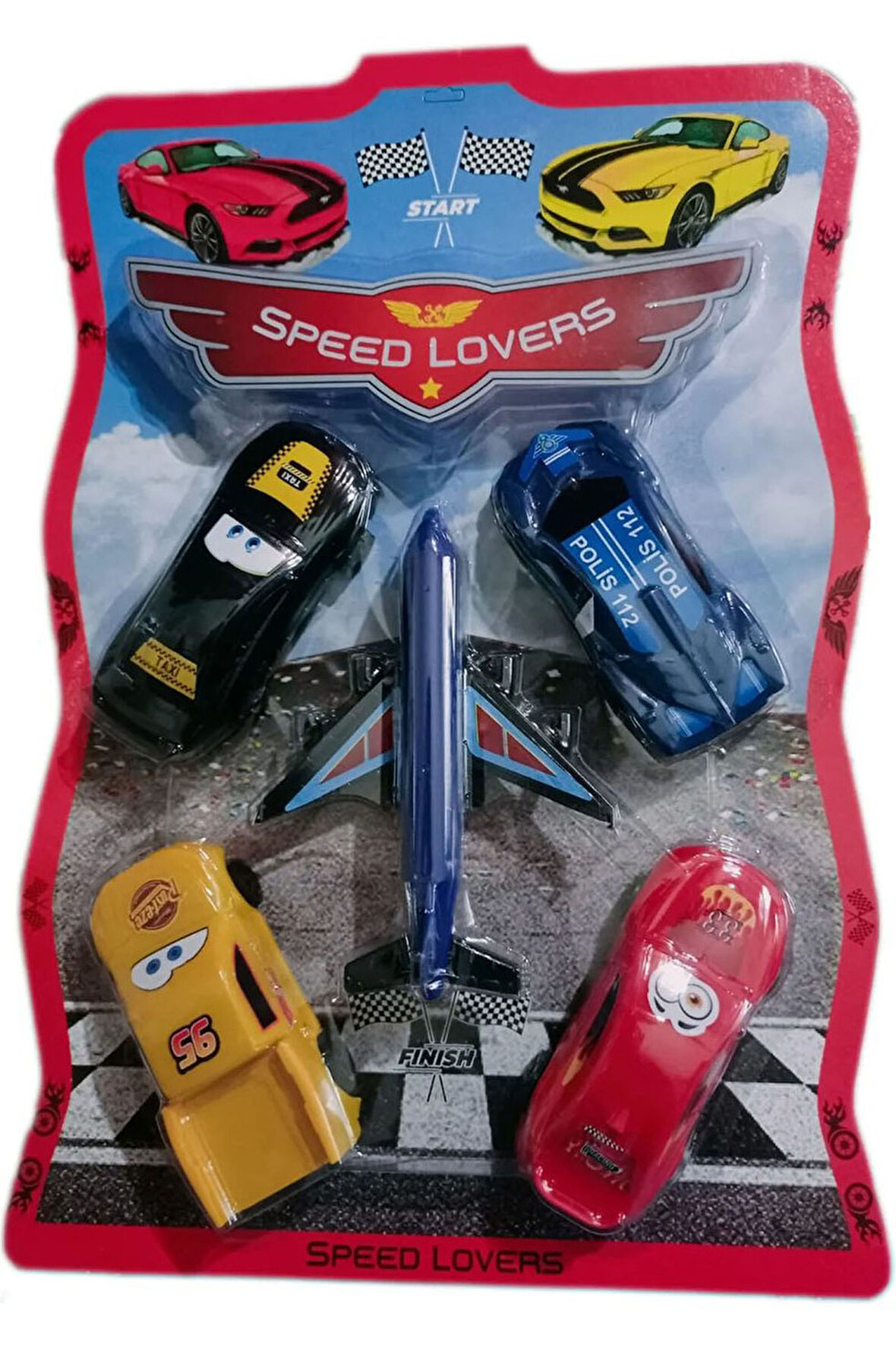 Kembay Oyuncak Speed Lover 5'li Oyuncak Araba