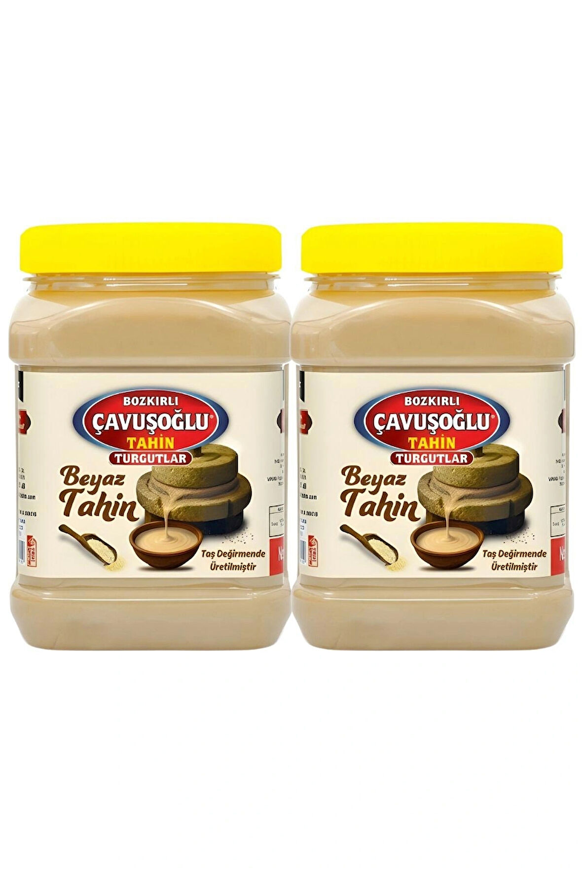 Beyaz Tek Kavrulmuş Tahin 930g x2