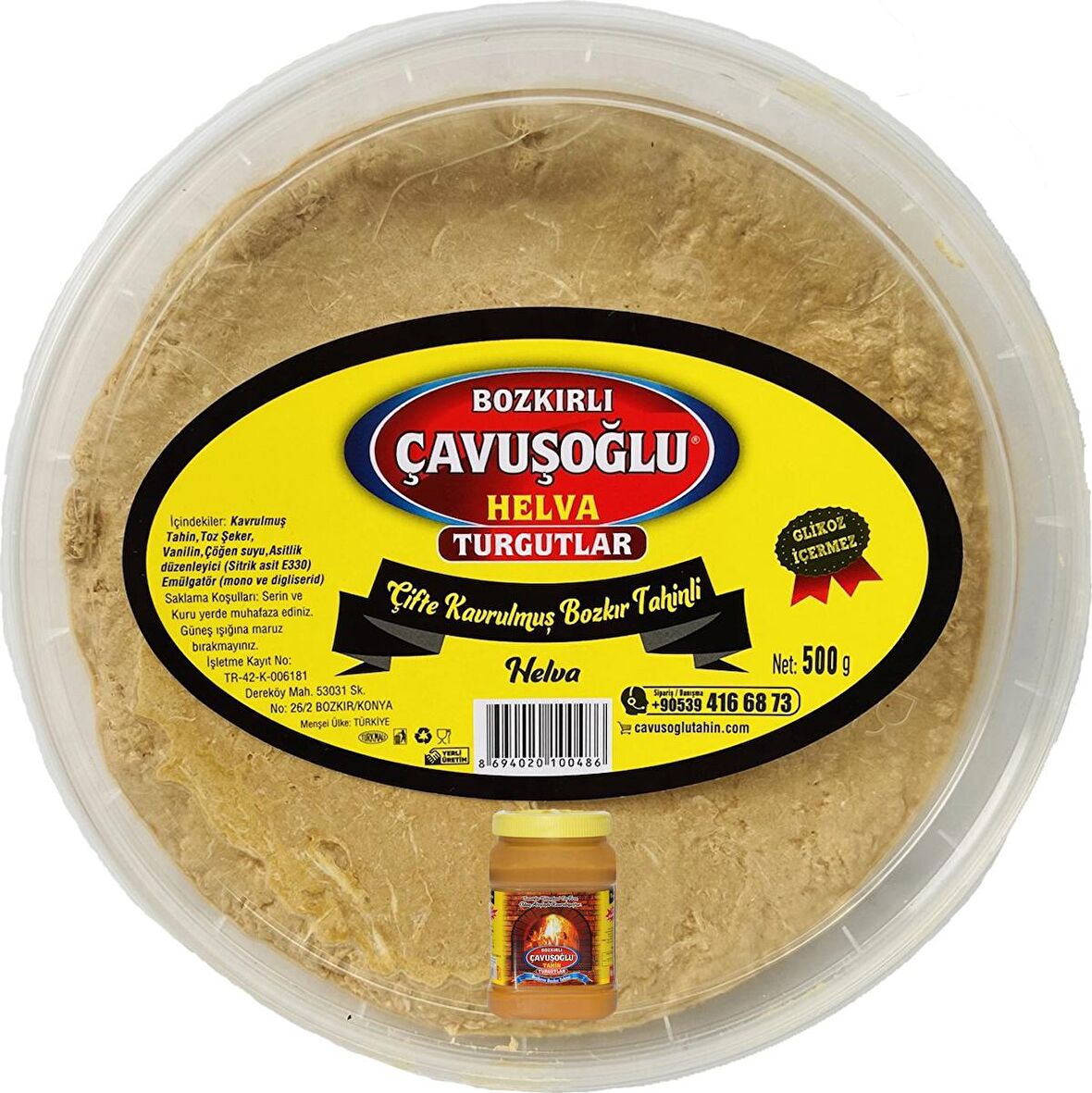 Meşhur Bozkır Tahinli Helva 500 gr