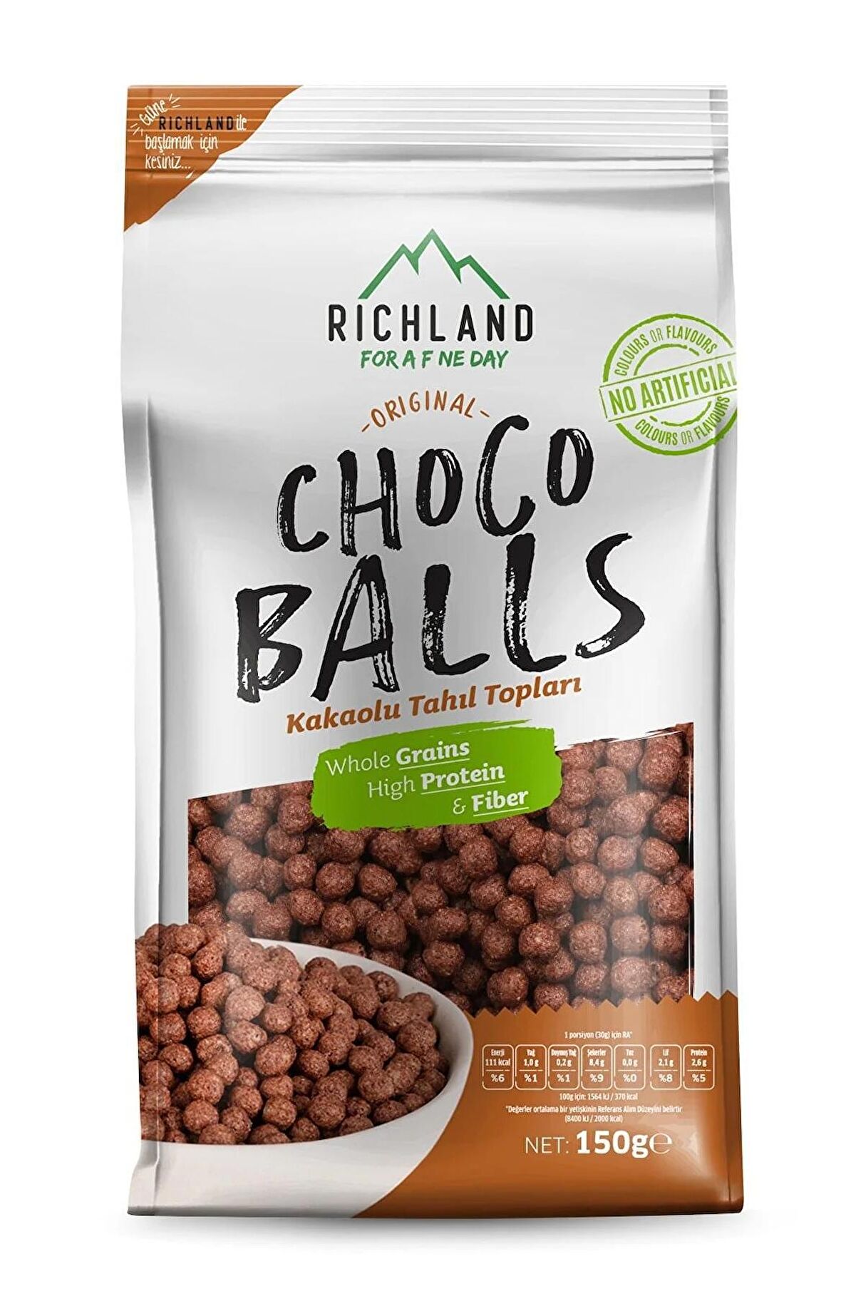 Richland Choco Balls Kakaolu Tahıl Topları 500 Gr