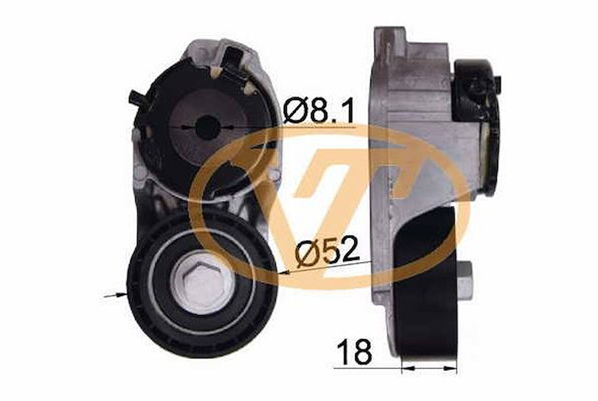 Ford Alternator Gergi Rulmanı Komple Transıt V184 2.0tdci 01>06 O.ceker Mondeo III 2.0tdci 00>07 - Alt 04368