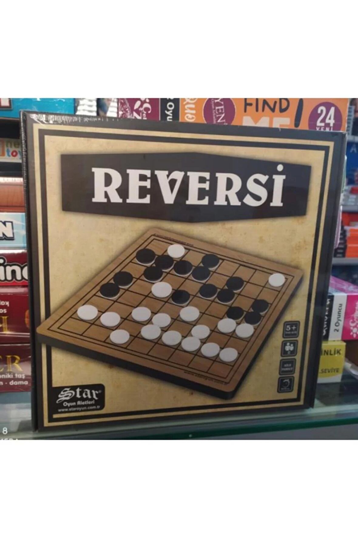 Star Oyun Ahşap Reversi Strateji Oyunu Hızlı Düşünme Karar Verme