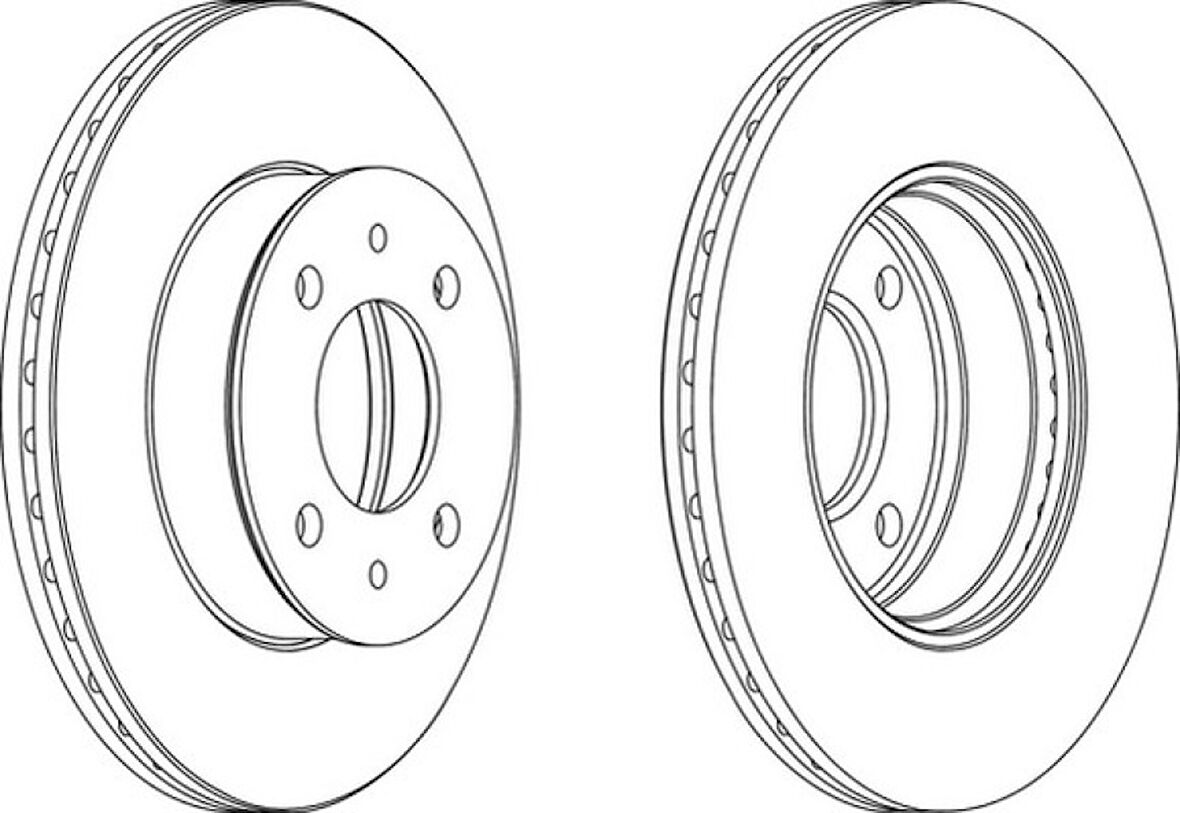 Kore Fren Diski Ön - Takım : 241 X4 Havalı - Frd Ddf1632
