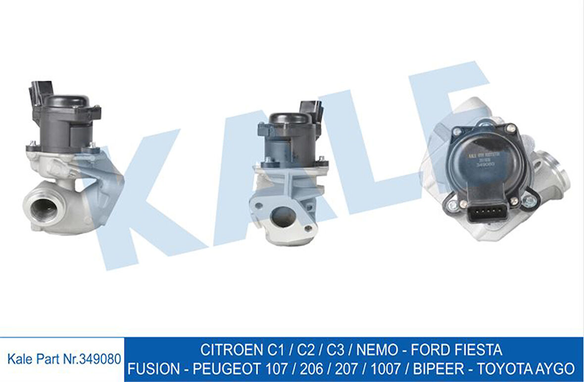 Psa Egr Valfı P107 P1007 P207 P206 206+ (t3e) Bipper C1 C2 C3 (i II İii) C3 Plurıel Nemo Dv4td (1,6hdi 8 - Kale 349080