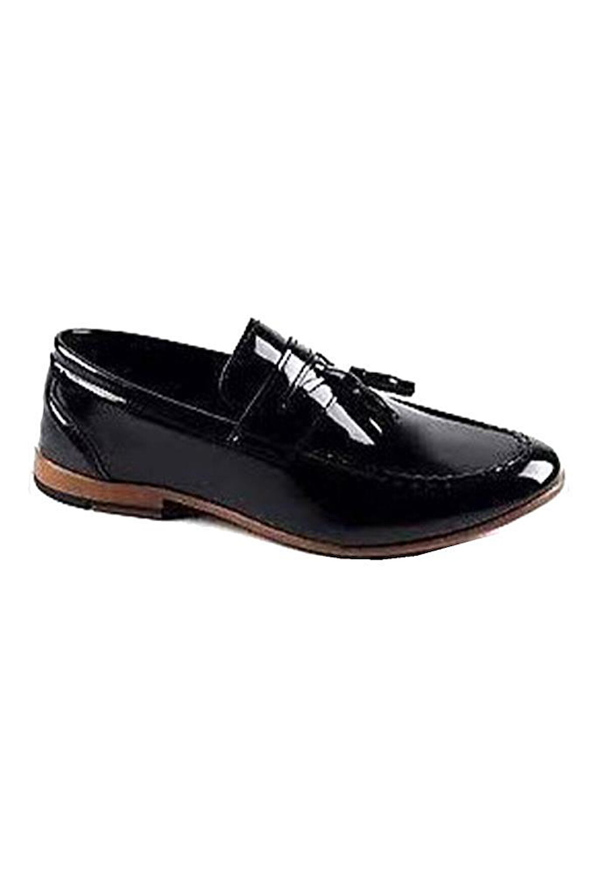 Ginnex 055 Rugan Deri Loafer Erkek Ayakkabı