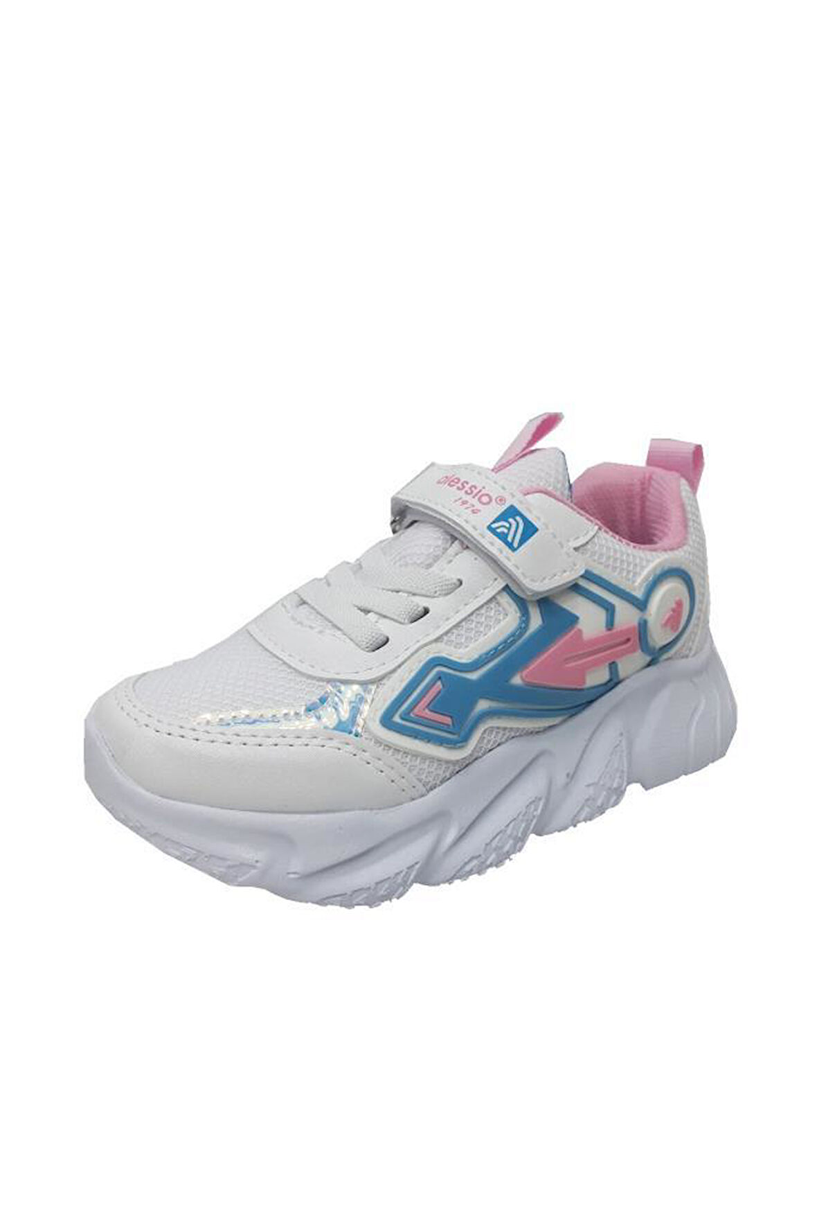 Alessio 4020 Anorak Çocuk Sneakers Ayakkabı 26-30 Beyaz Pembe B.Mavi