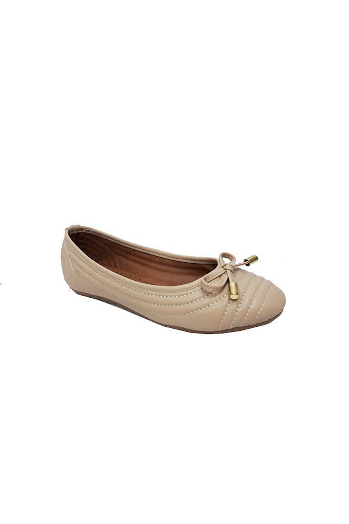 Bianca 130 Deri Trend Fashion Kadın Babet
