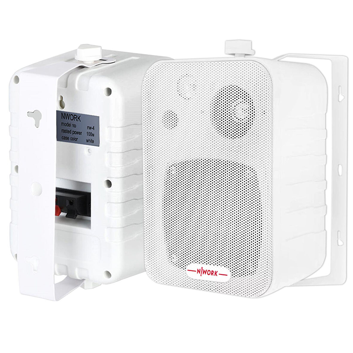 NWORK NW-4 Sütun Hoparlör 12cm 100 Watt Beyaz 2 Adet