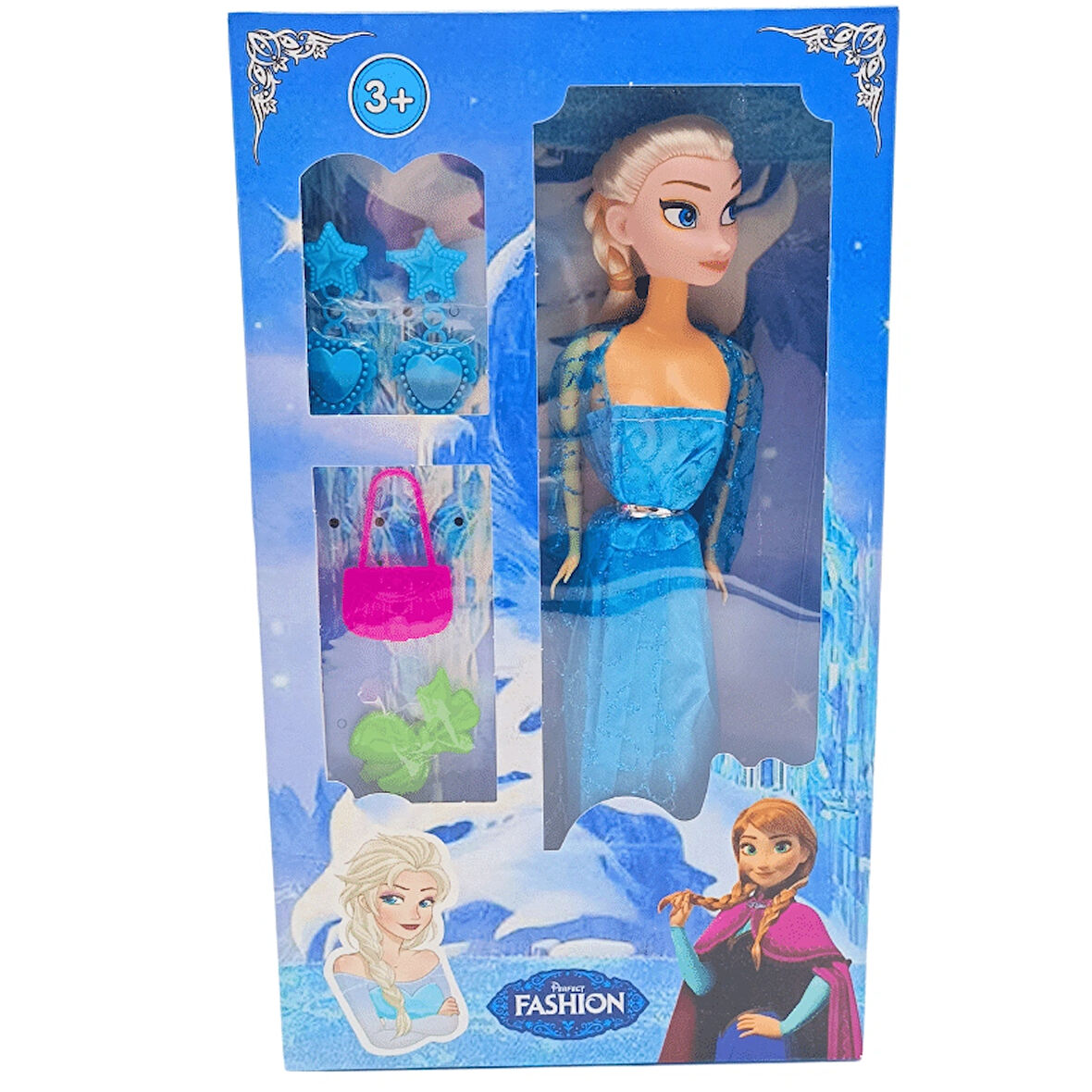 Toy Toys Küpeli Çantalı Frozen Bebek