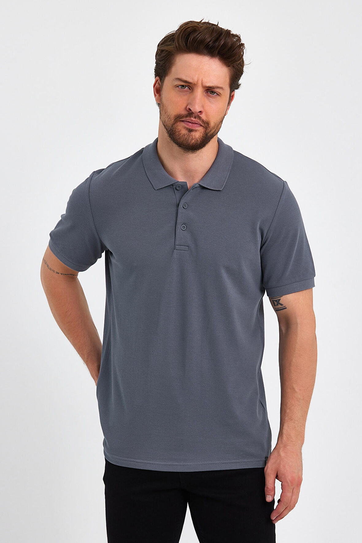 Rodi Polo Yaka  T-shirt Basic Kol Rıbana RD23YE272127