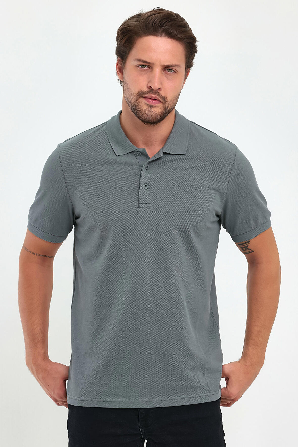 Rodi Polo Yaka  T-shirt Basic Kol Rıbana RD23YE272127