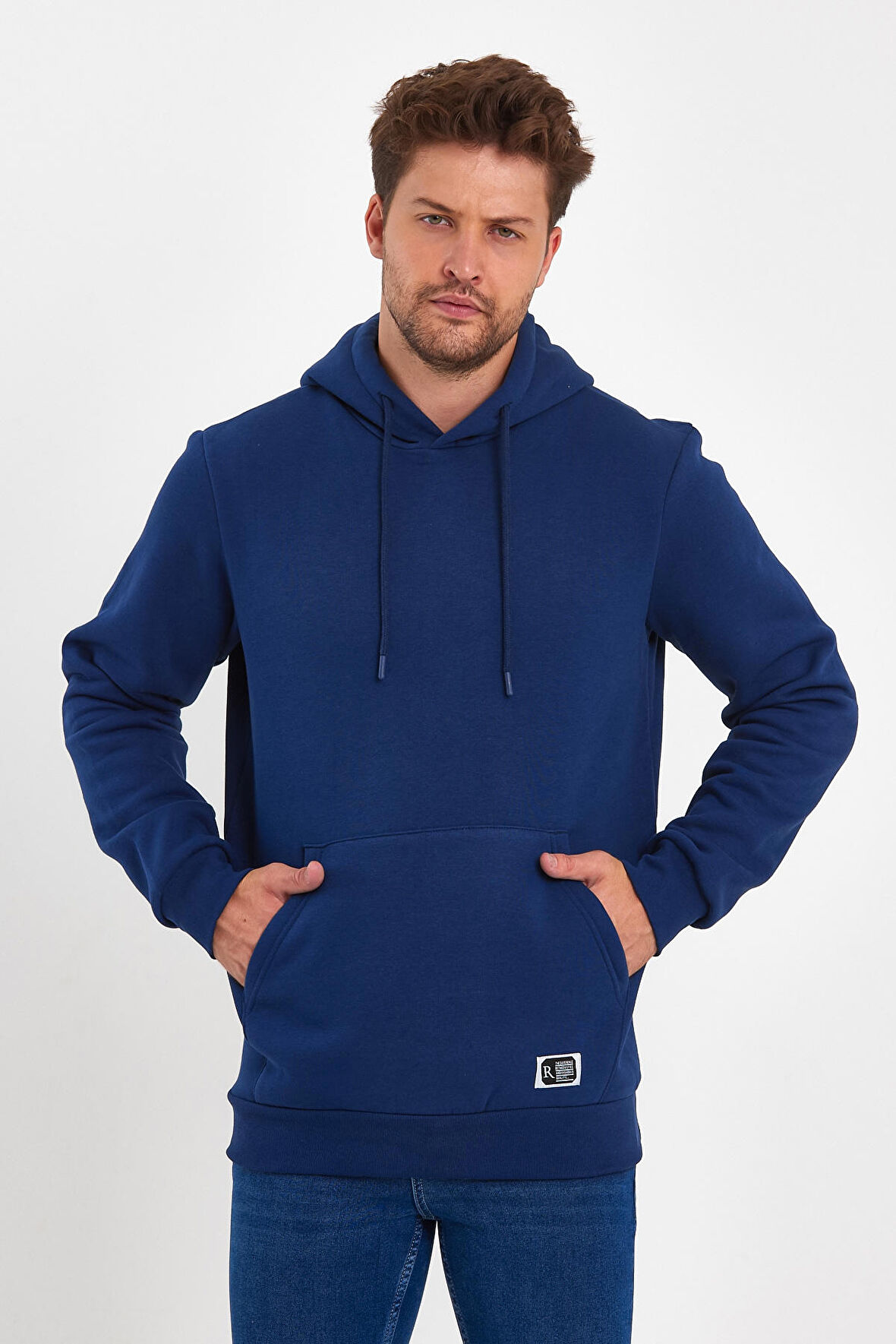 Rodi 3 İplik Şardonlu Cepli Kapşonlu Sweatshirt RD24KE055490