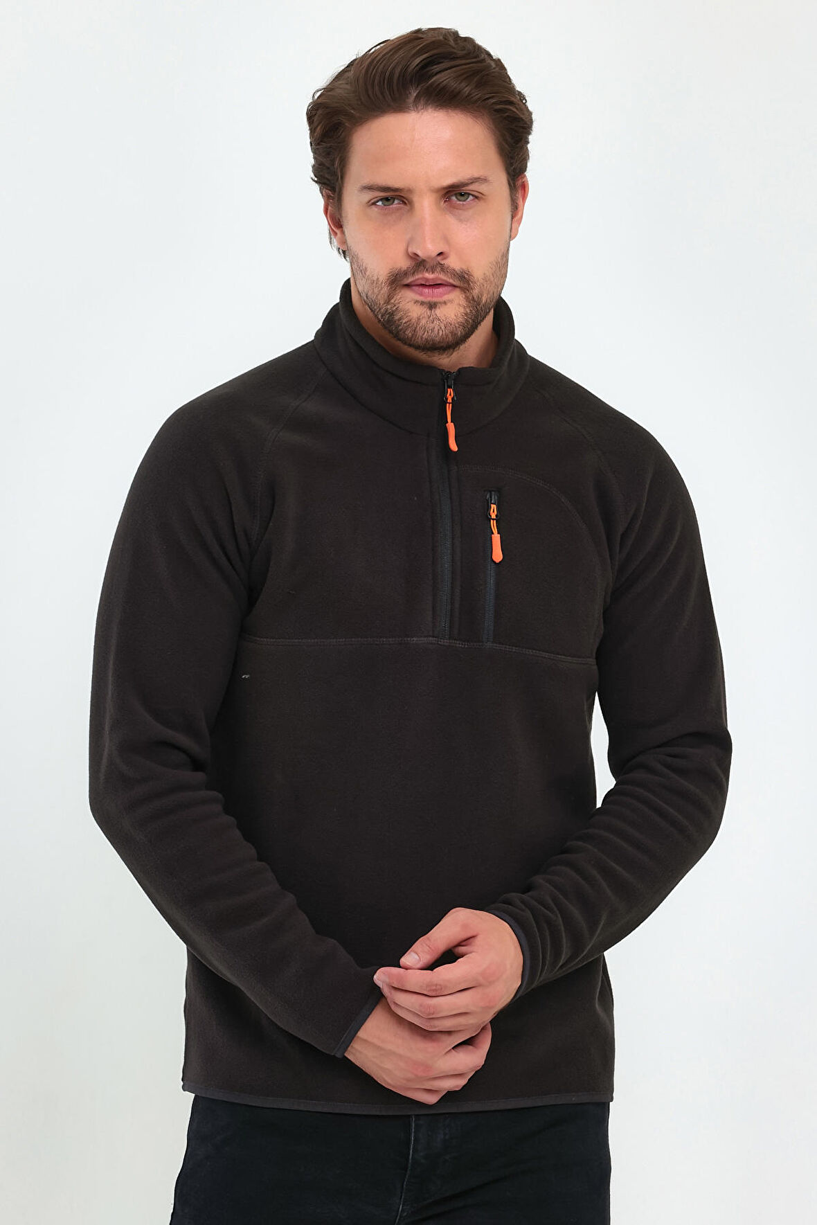 Rodi Mikro Polar Dik yaka Sweatshirt RD24KE056015