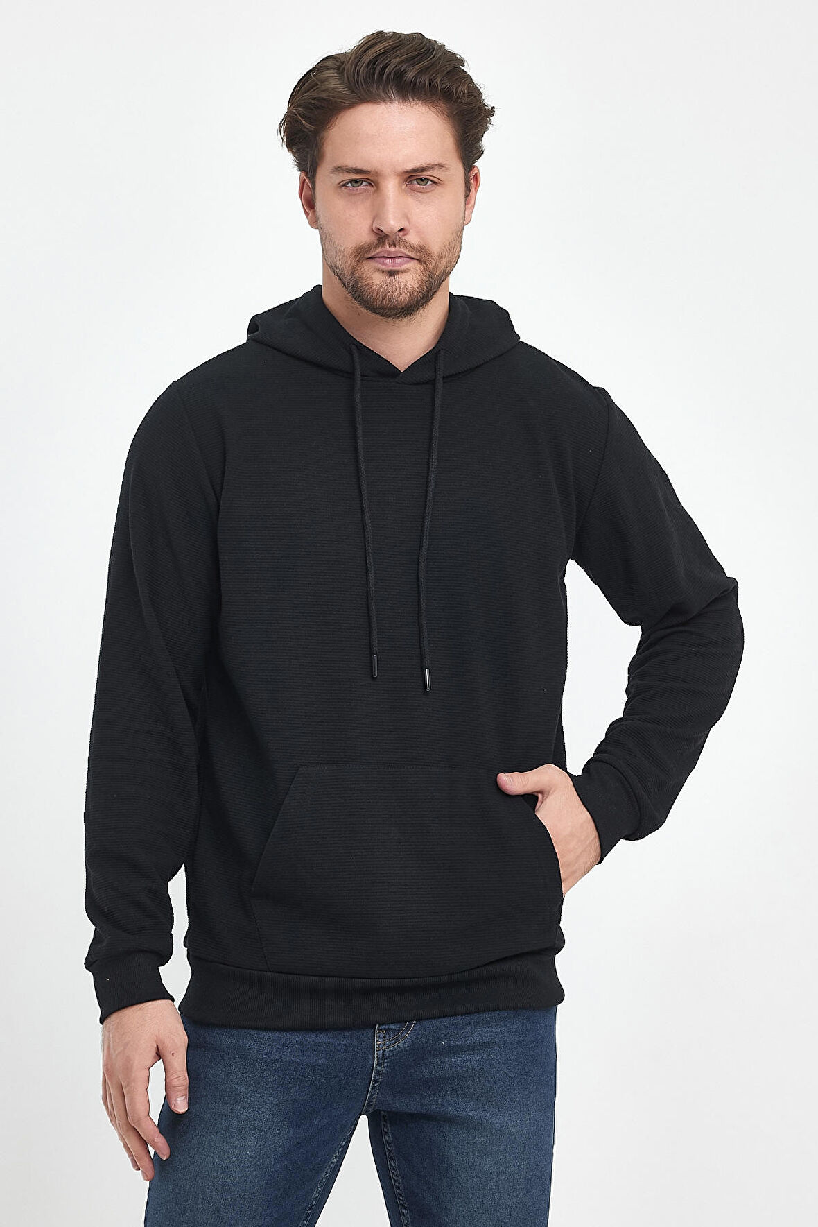 Rodi Erkek Ottoman Kapuşonlu Sweatshirt RD24KE031333