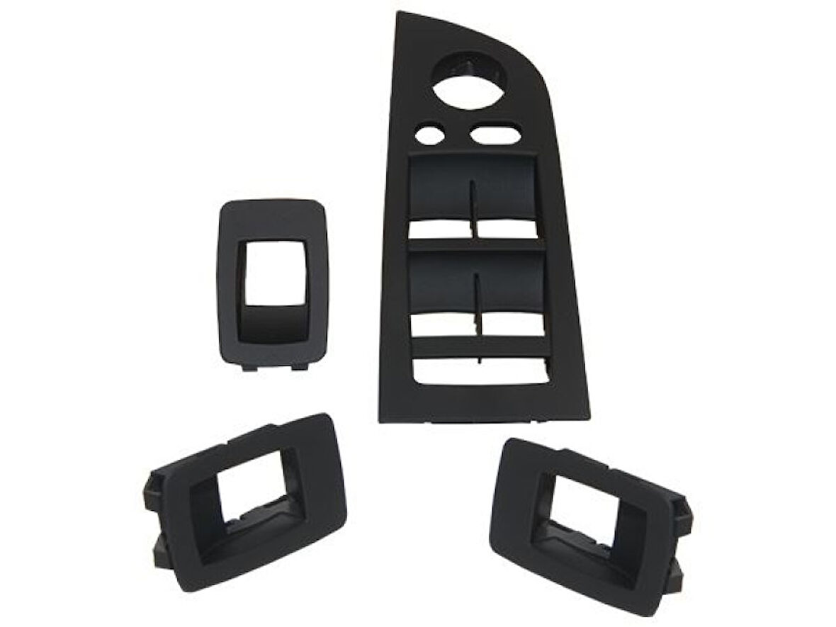 Bmw Cam Dugme Cercevesi E90+lci (set) Siyah - Wenderparts Ba9217332/874s4