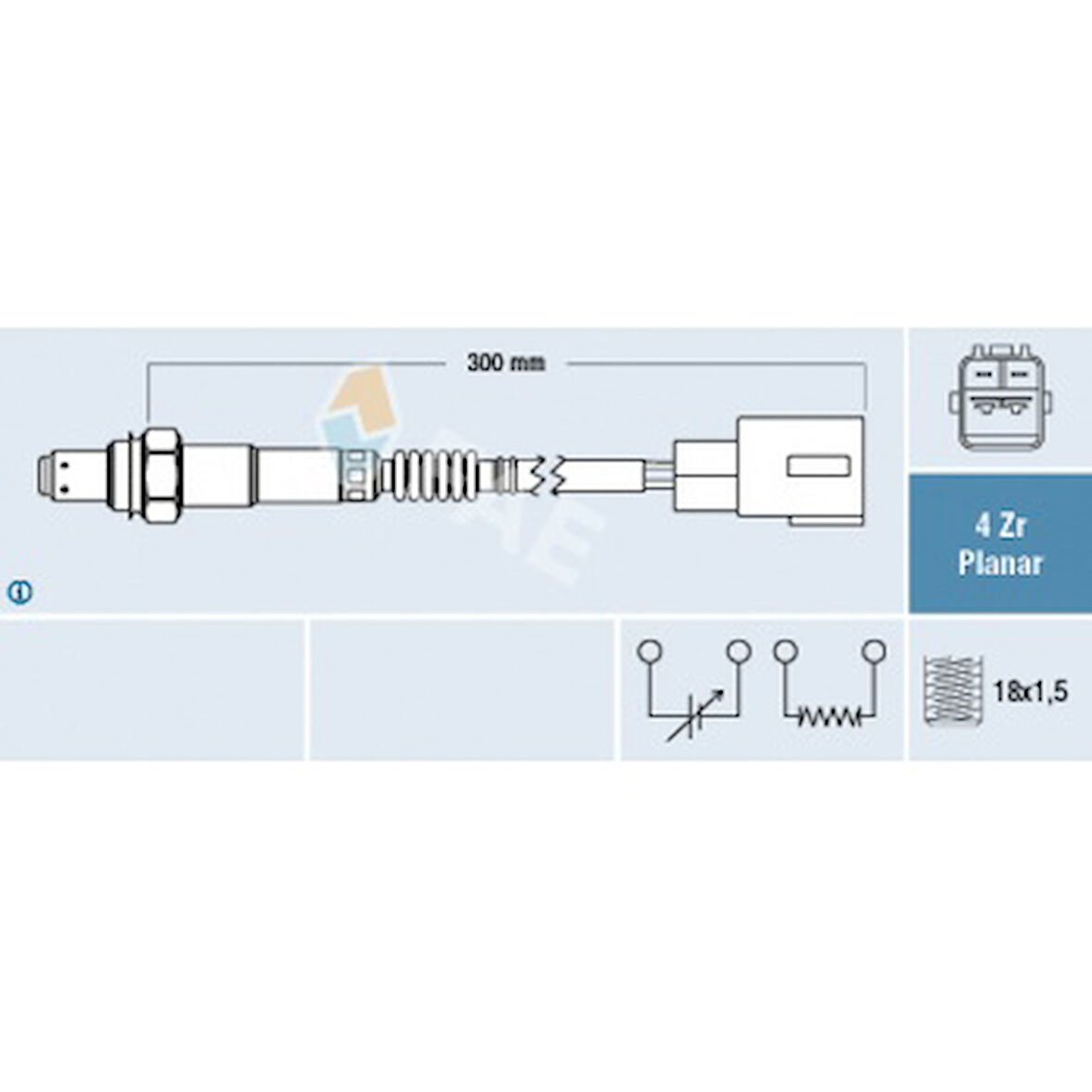 Toyota Oksıjen Sensoru C1 P107 Yago Yarıs - Fae 77454
