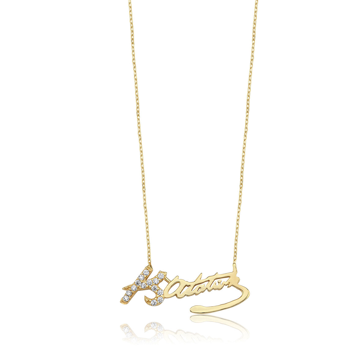 Atatürk İmzası Kolye