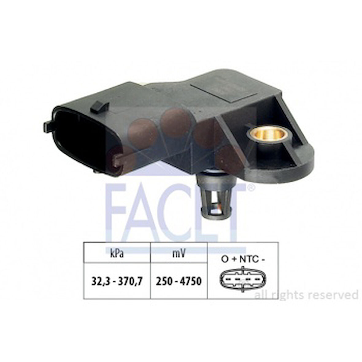 Mercedes Basınc Sensoru (om612) C-Class W203 03>07 Cl203 03>08 S203 03>07 - Facet 10.3259