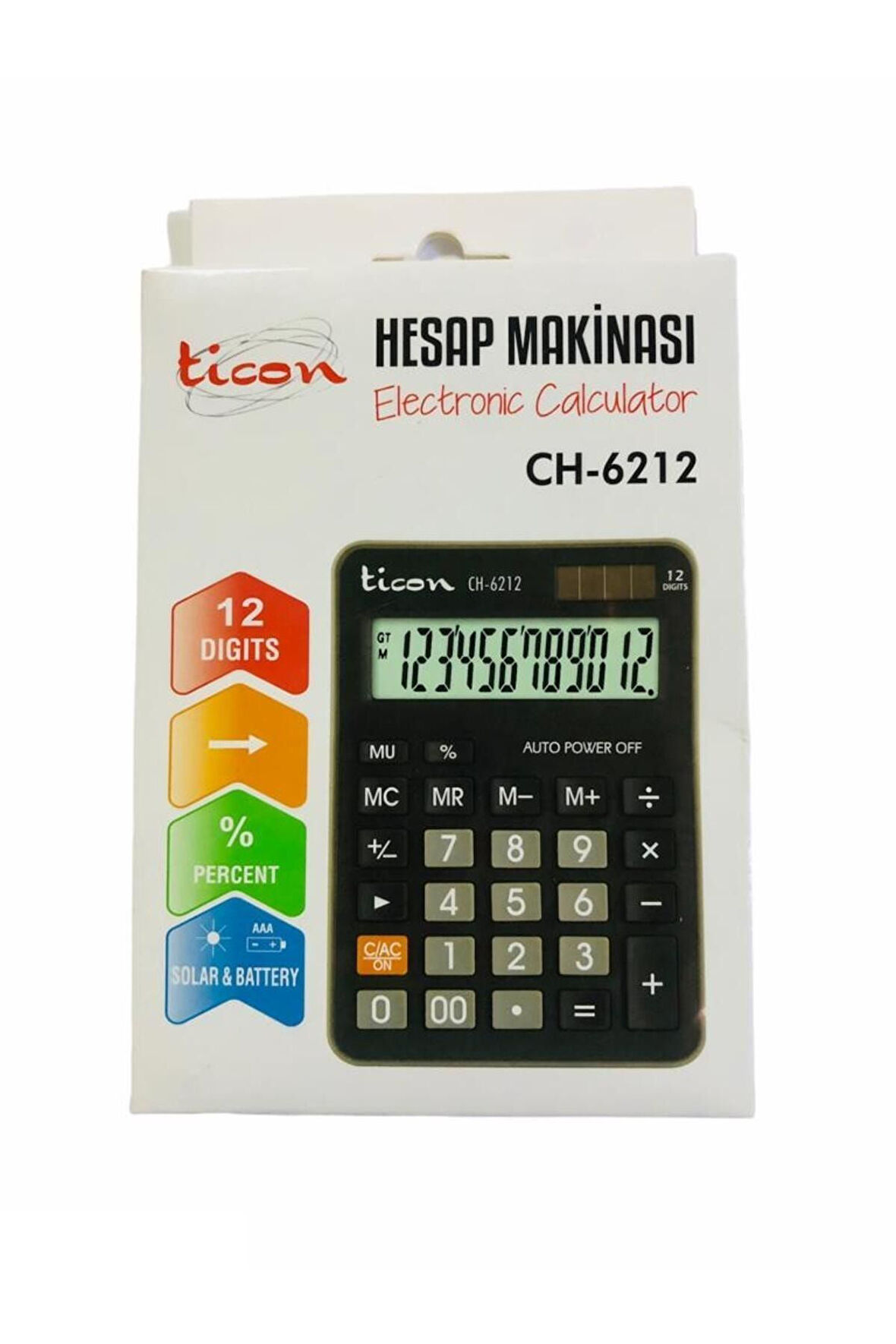 TİCON 6212 HESAP MAKİNASI 