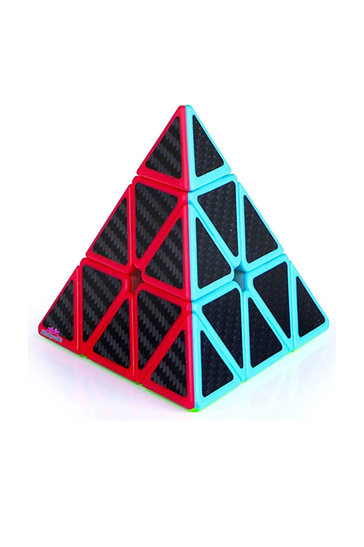 Qiyi Qiming S2 Pyraminx Karbon Fiber Zeka Küpü Akıl Küpü Rübik Küp