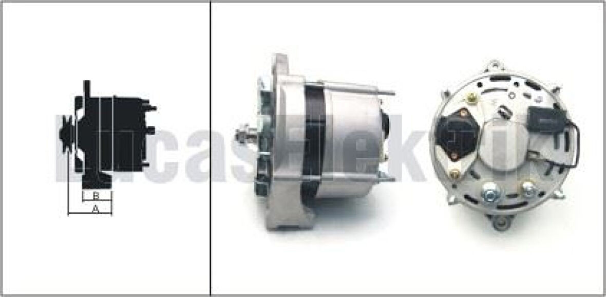 Bmc Truck Alternator 12v 95a Case Caterpillar New Holland - Lucas Lea0619