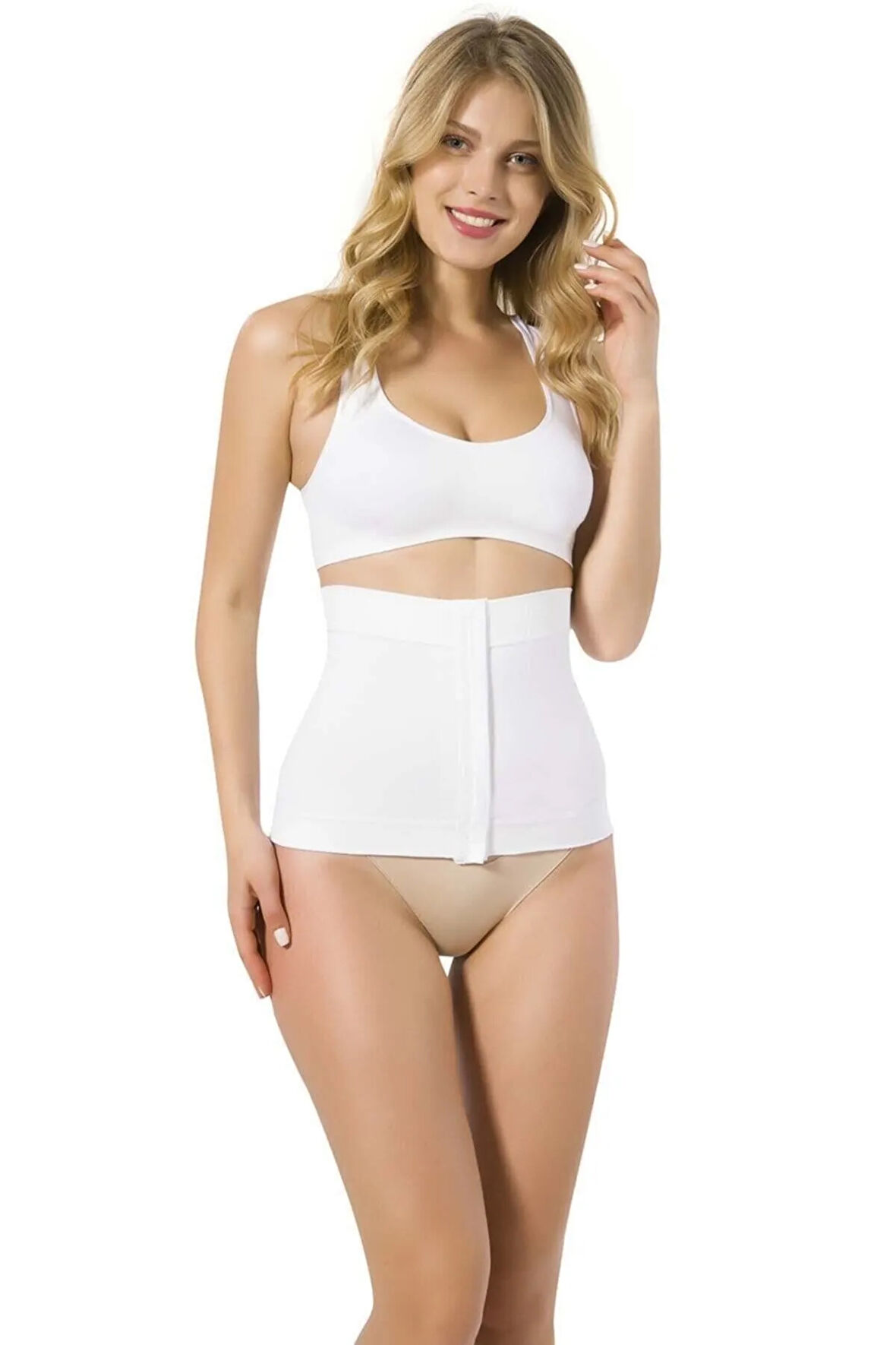 Kadın Ten Agraflı Double Bel Korse Yeni Sezon