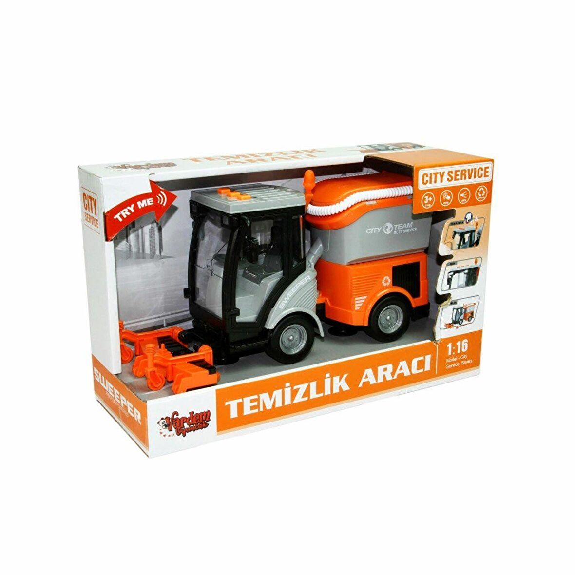 WY681A WY682A Sesli ve Işıklı Kar Temizleme Aracı 1:16 -Vardem