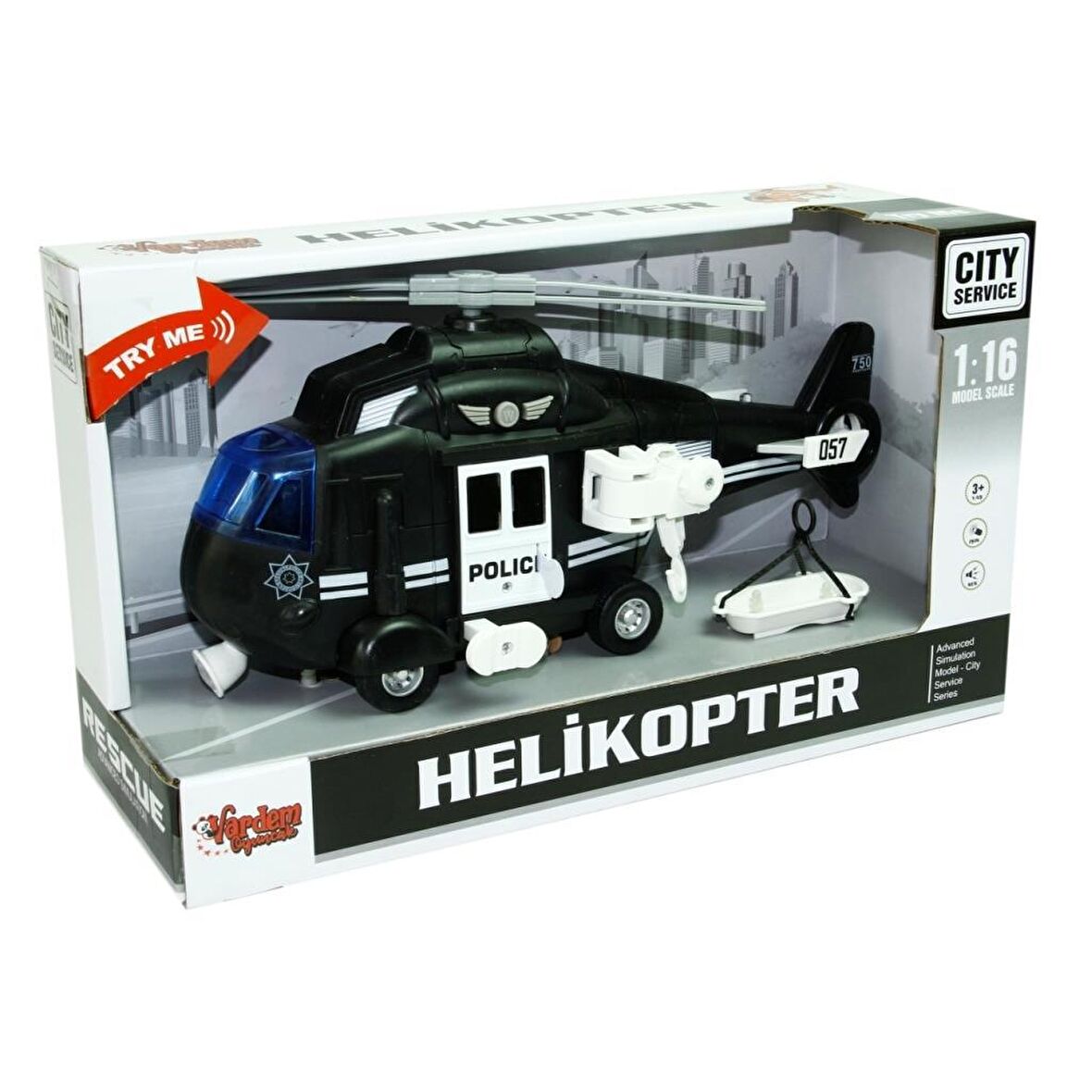 1:16 SURTMELI SESLI ISIKLI HELIKOPTER