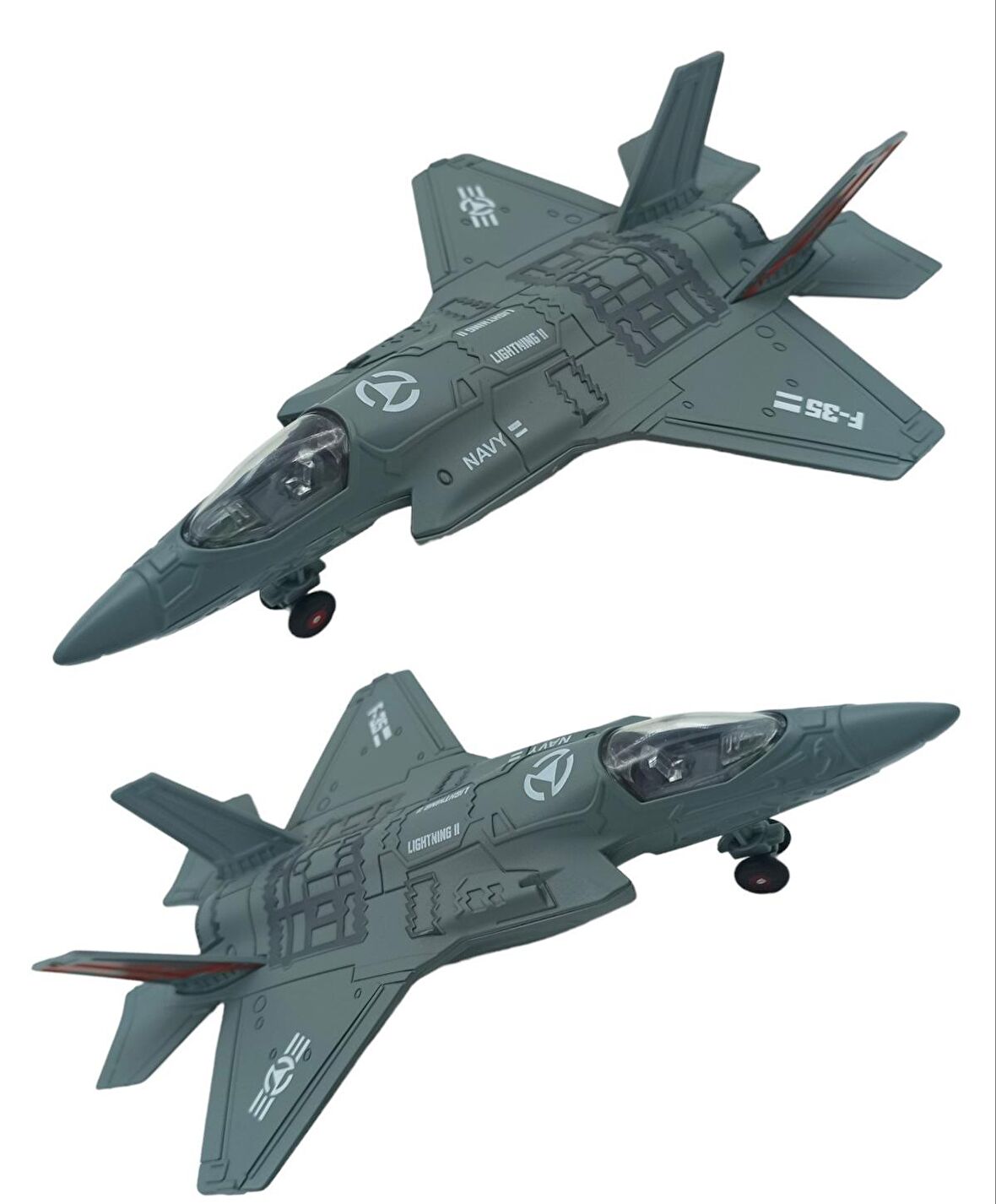 Oyuncak Savaş Uçağı F-35 Sesli Işıklı Metal Savaş Uçağı 23cm.