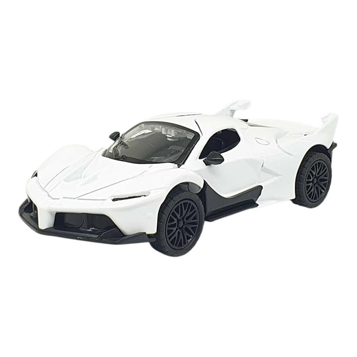 Çek Bırak Metal Arabalar 13 cm - SR2212- Beyaz