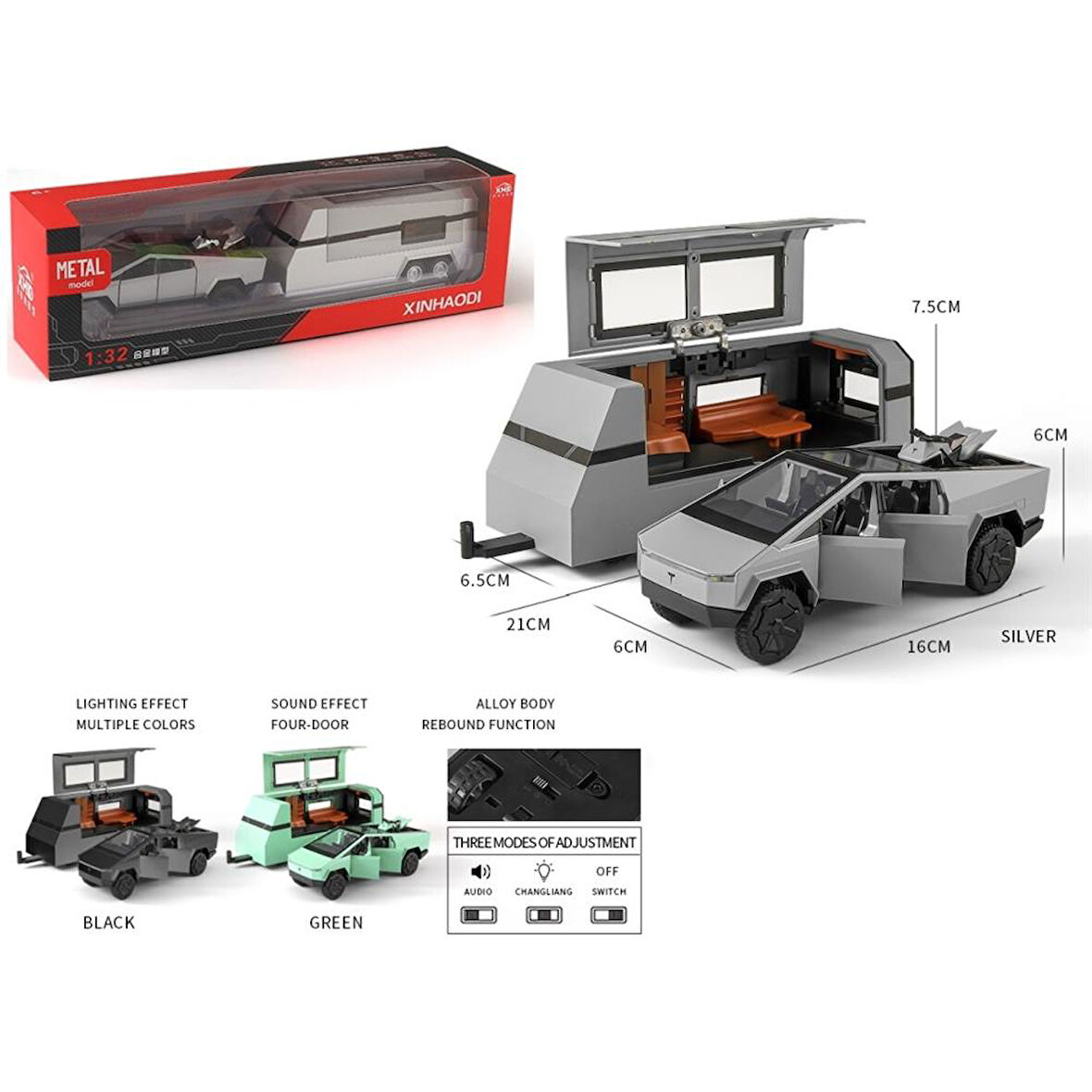 KUTULU 1:32 C-K IŞIKLI SESLİ KARAVAN