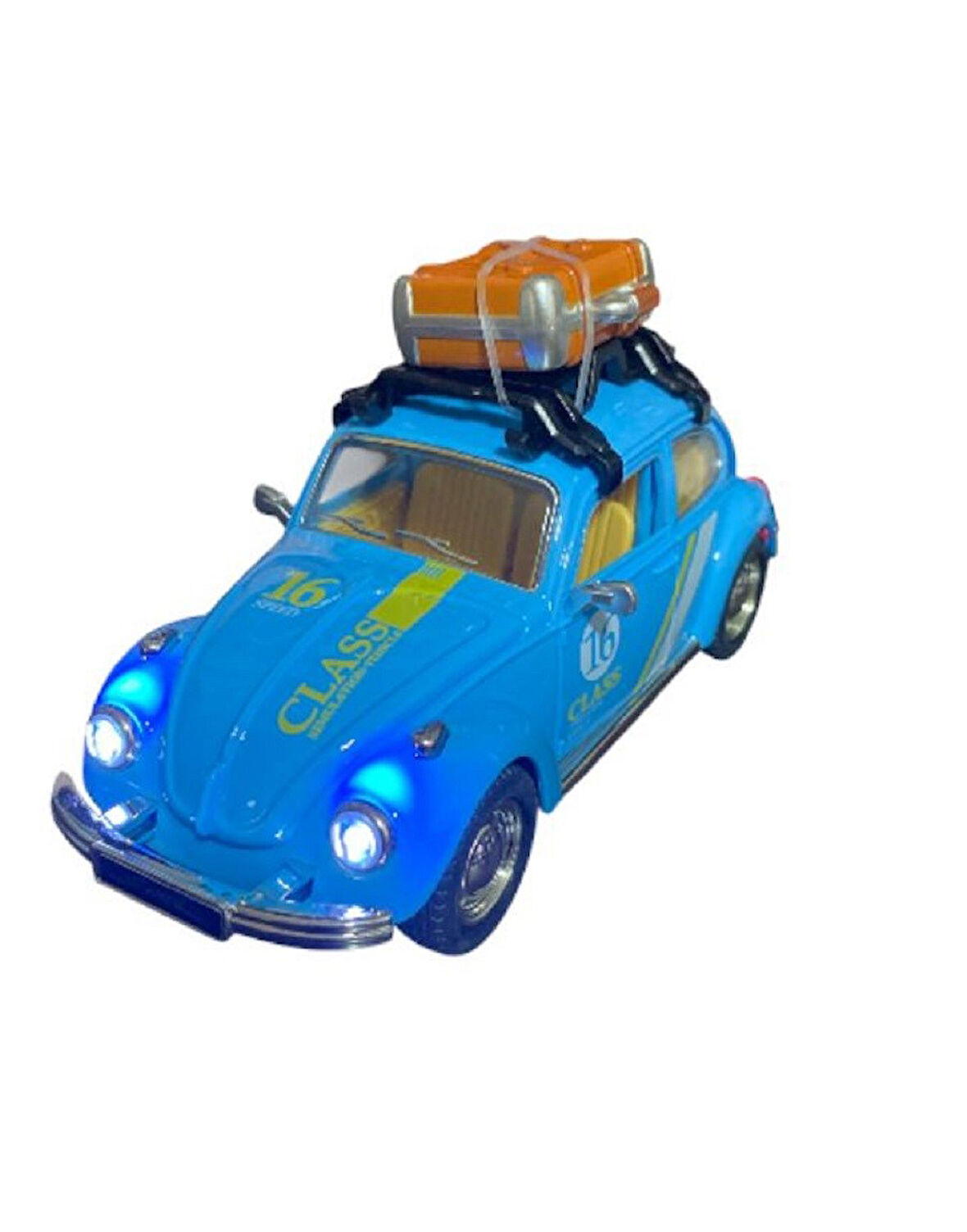 18 cm Sesli Işıklı Çek Bırak Woswos Araba 0232