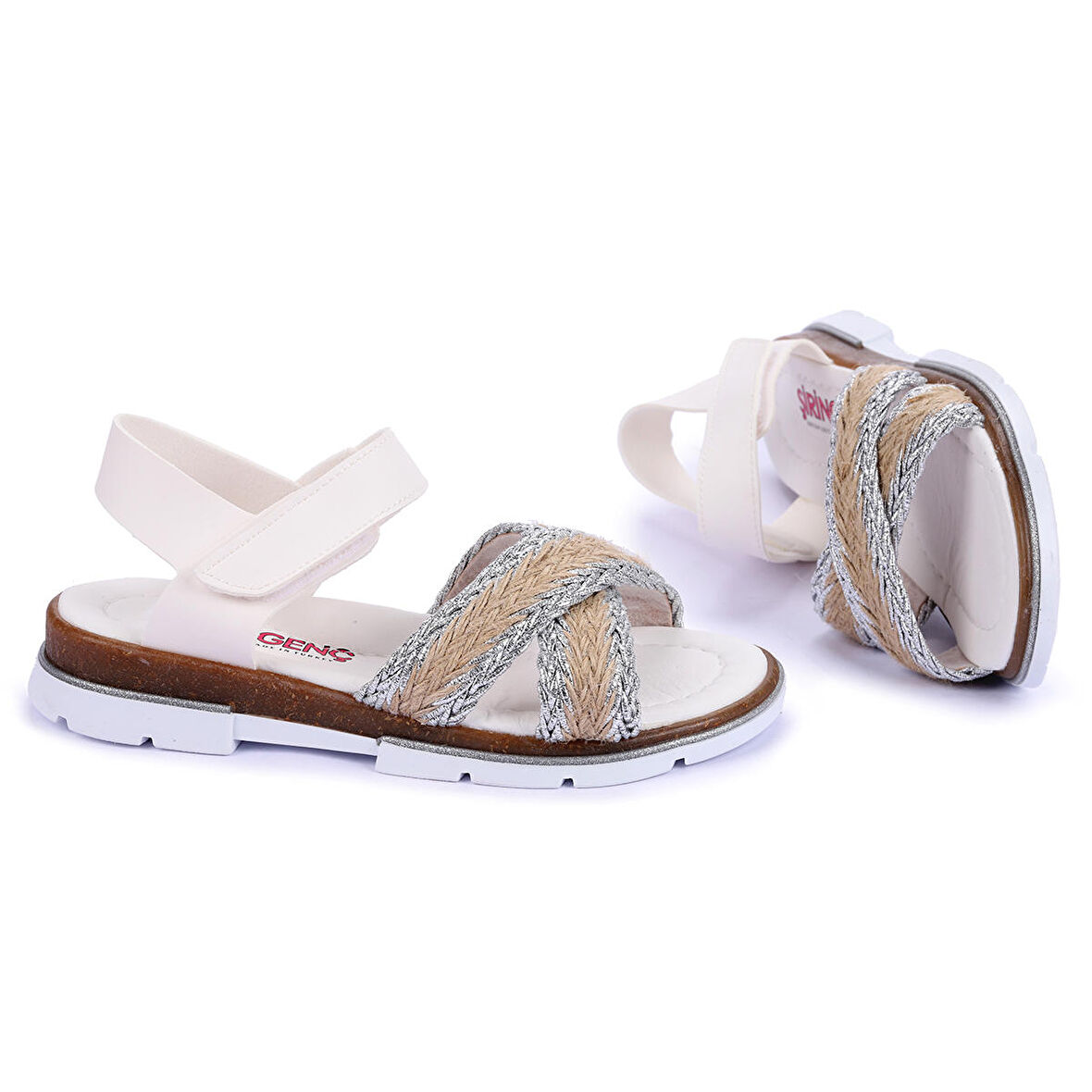 Kiko Kids Şb 2843-47 Orto pedik Kız Çocuk Sandalet Terlik