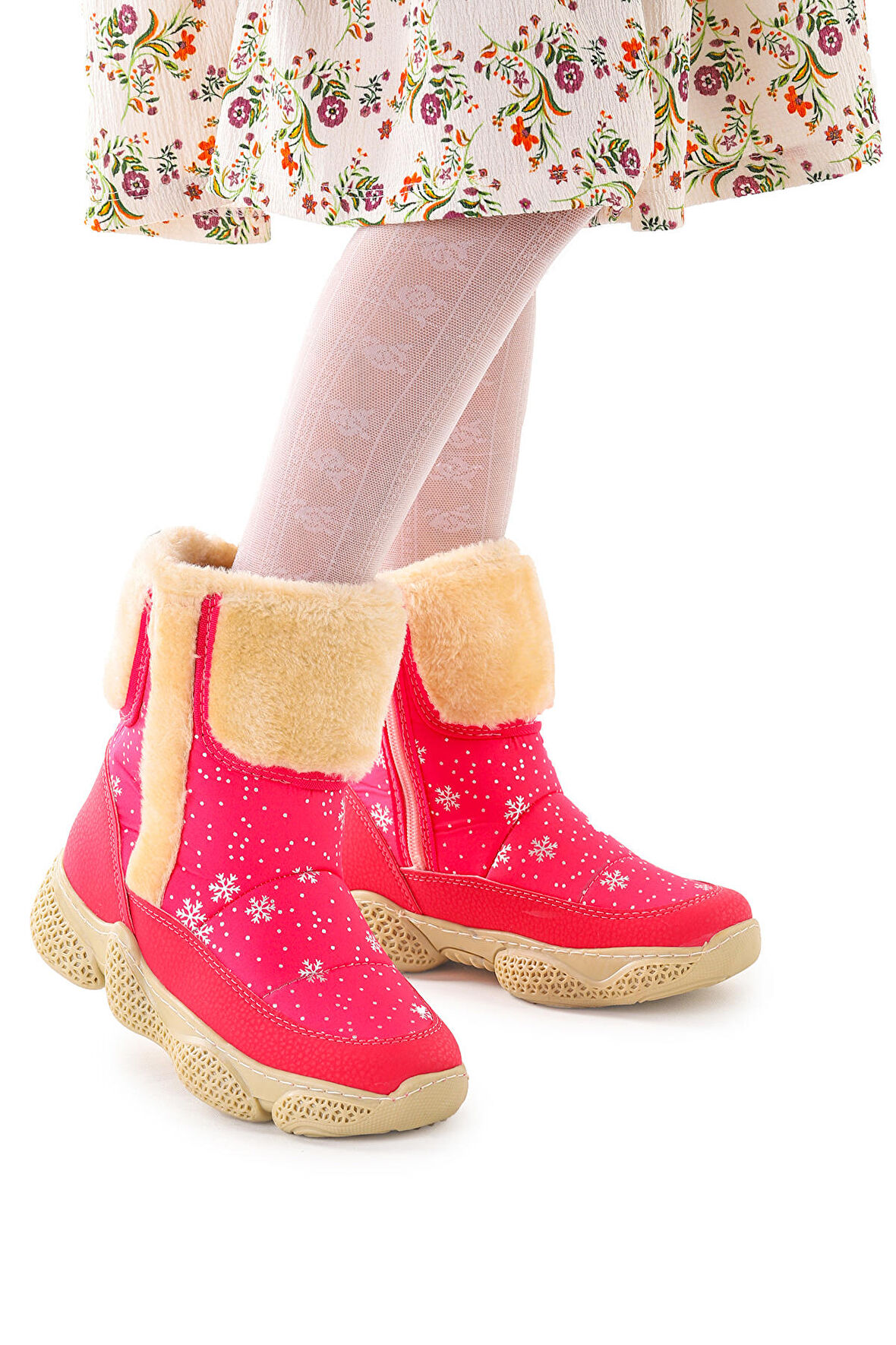 Kiko Kids Lp 155-145 Kız Çocuk Kar Bot Ayakkabı