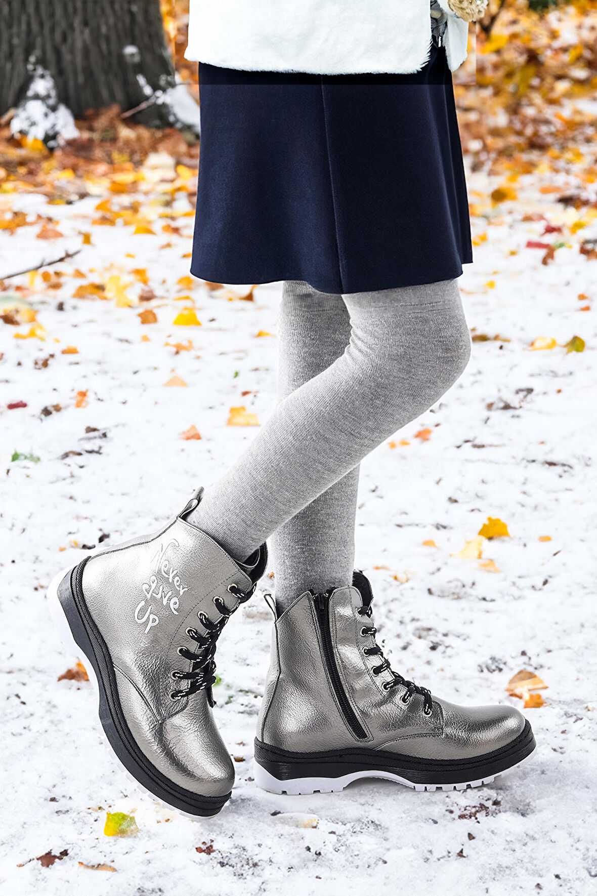 Kiko Kids Termo Taban Kız Çocuk Bot 610 Çatlak