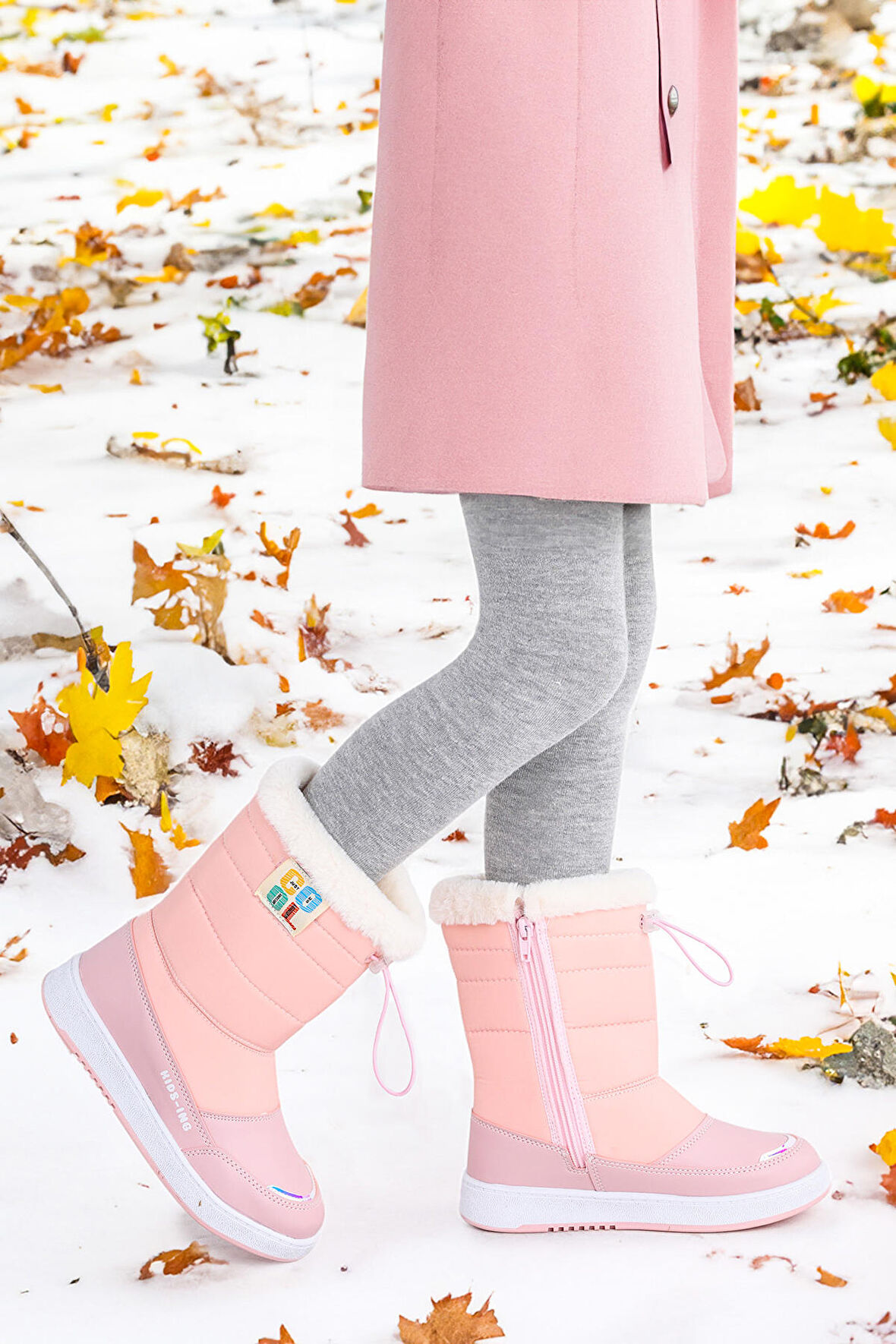 Kiko Kids Havana Fermuarlı Günlük Kız Çocuk Kar Botu